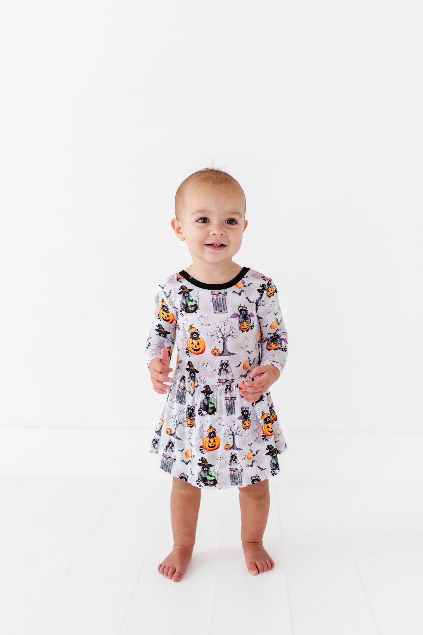 Bodysuit Twirl Dress - MIDNIGHT MISCHIEF - The Sleepy Sloth