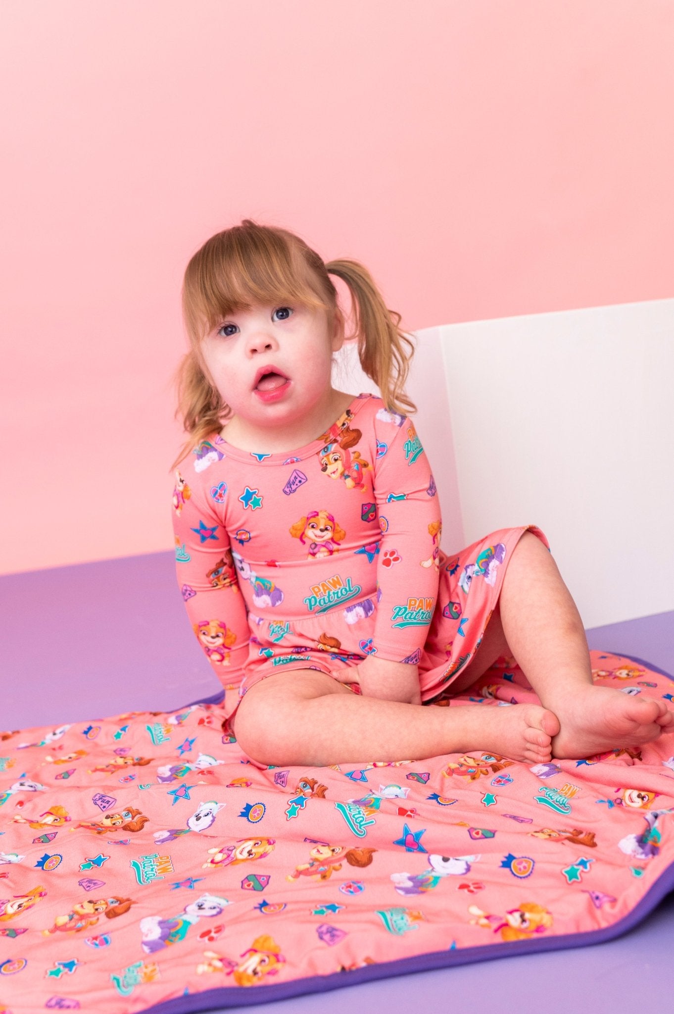 BODYSUIT TWIRL DRESS - PAW PATROL™ ALL - STARS PAWfect Pink Crew - The Sleepy Sloth
