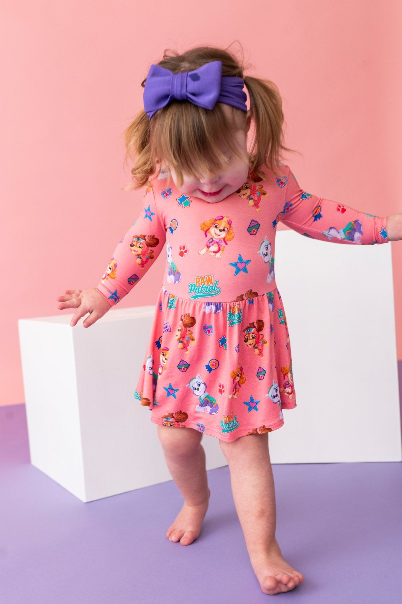 BODYSUIT TWIRL DRESS - PAW PATROL™ ALL - STARS PAWfect Pink Crew - The Sleepy Sloth