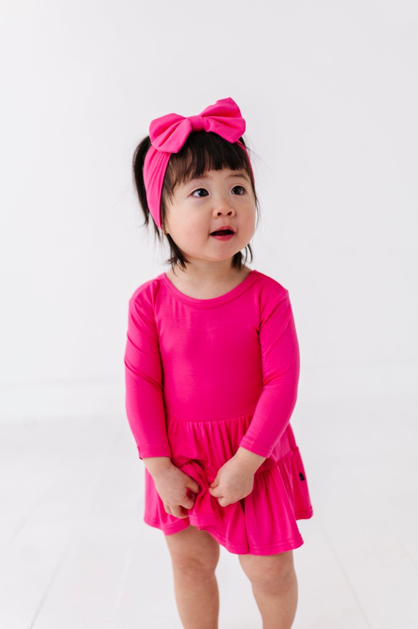BODYSUIT TWIRL DRESS - ROSEY - The Sleepy Sloth
