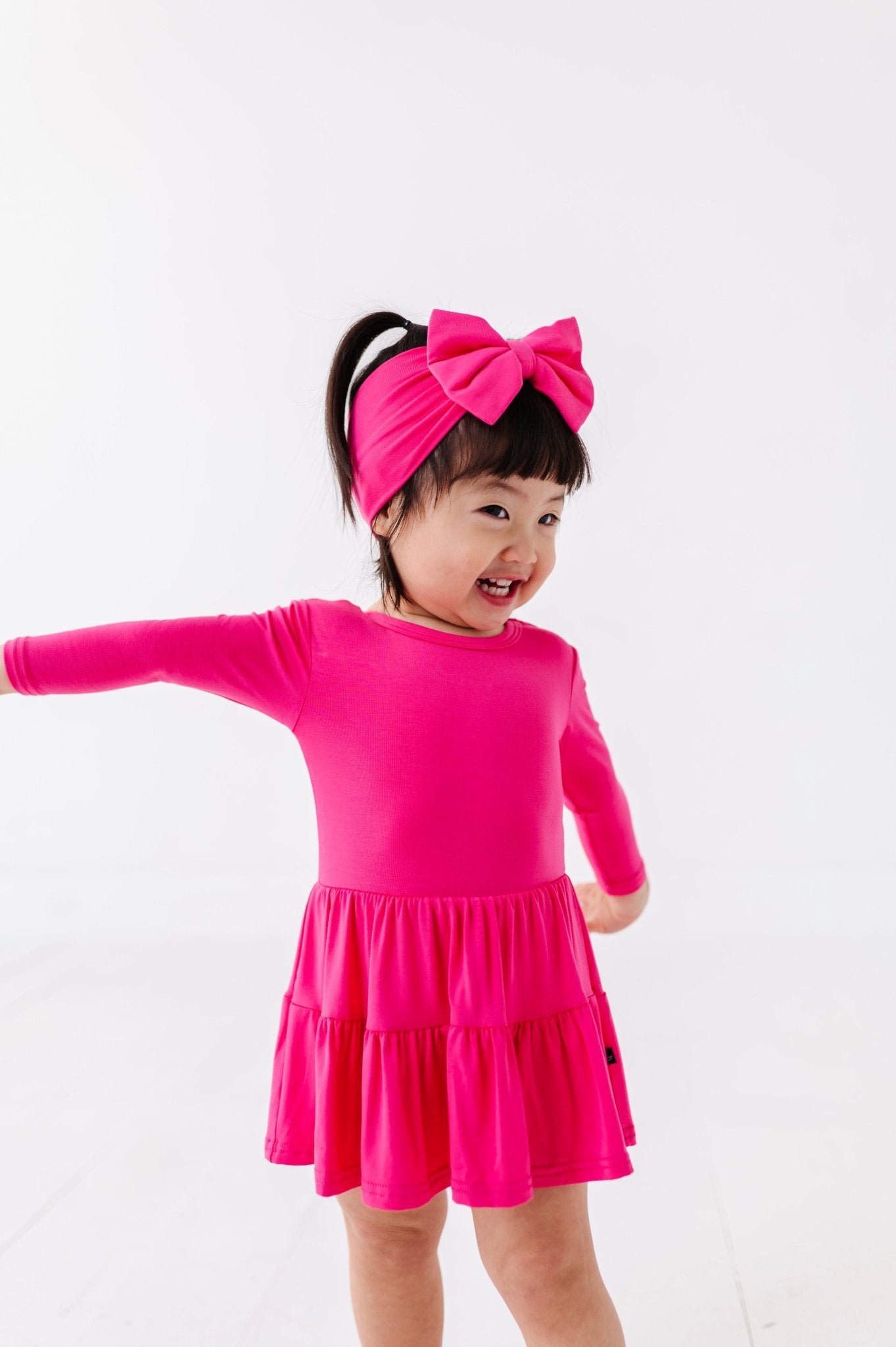 BODYSUIT TWIRL DRESS - ROSEY - The Sleepy Sloth