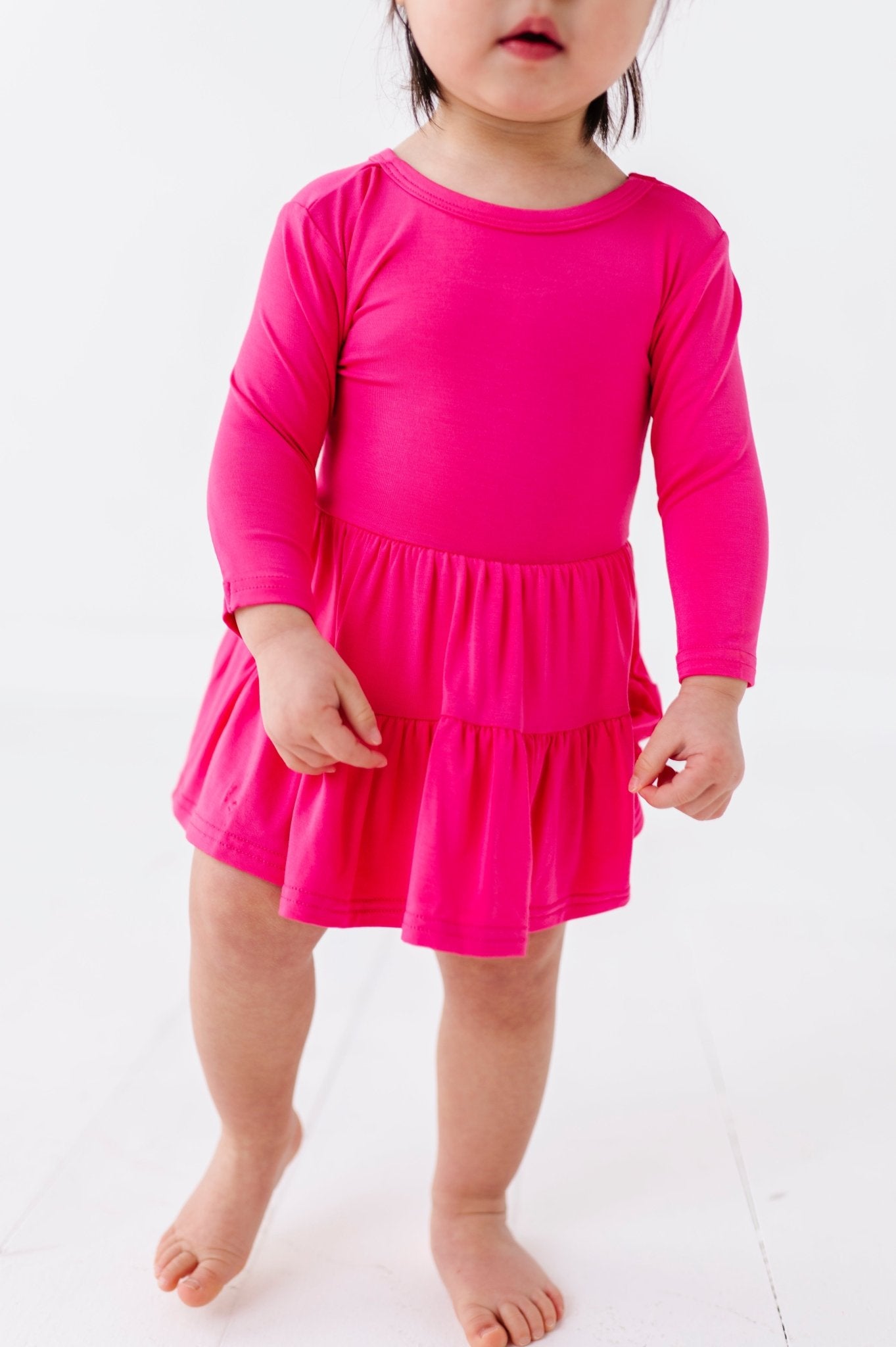 BODYSUIT TWIRL DRESS - ROSEY - The Sleepy Sloth