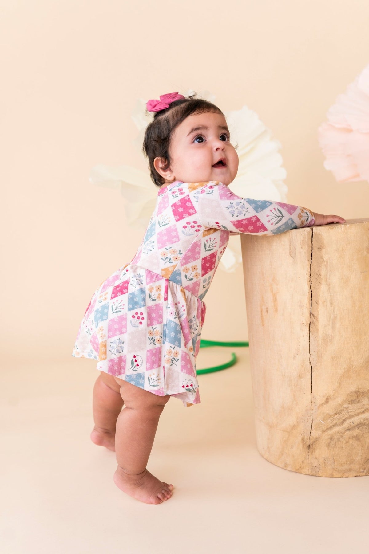 Bodysuit Twirl Dress - Stitched In Bloom - The Sleepy Sloth