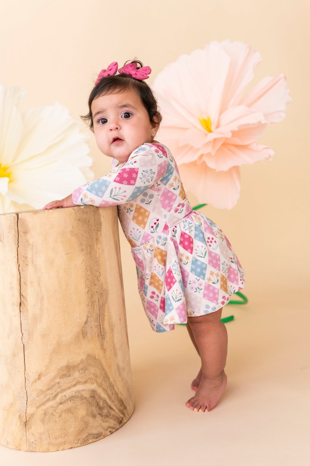 Bodysuit Twirl Dress - Stitched In Bloom - The Sleepy Sloth