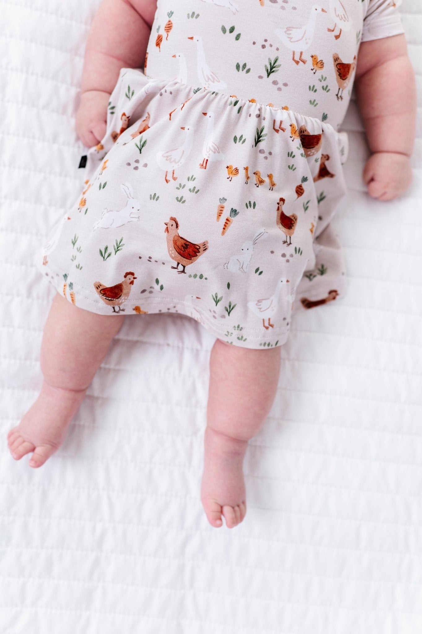 Bodysuit Twirlie Dress - FARMSTEAD FRIENDS - The Sleepy Sloth