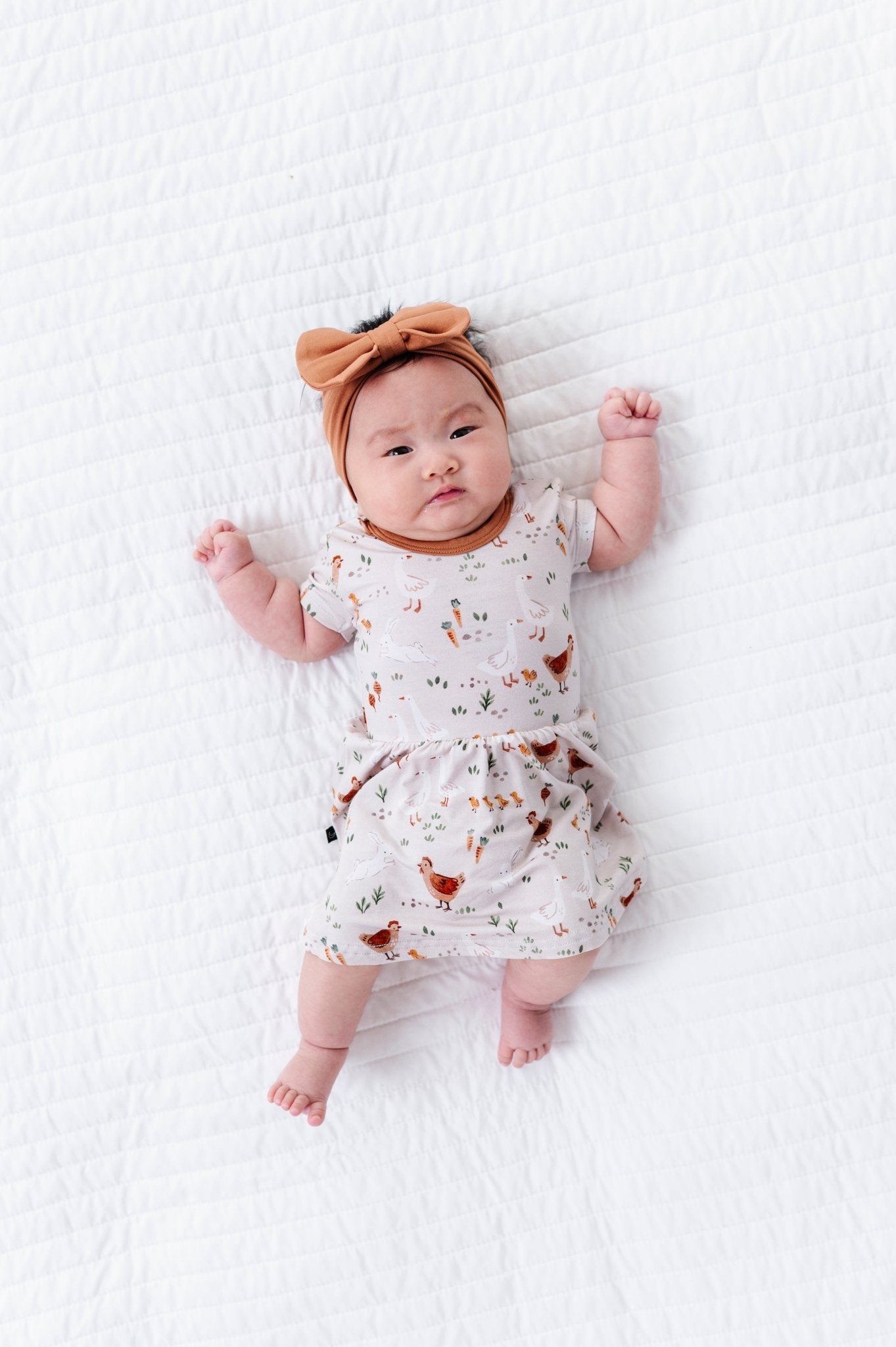 BODYSUIT TWIRLIE DRESS - FARMSTEAD FRIENDS - The Sleepy Sloth