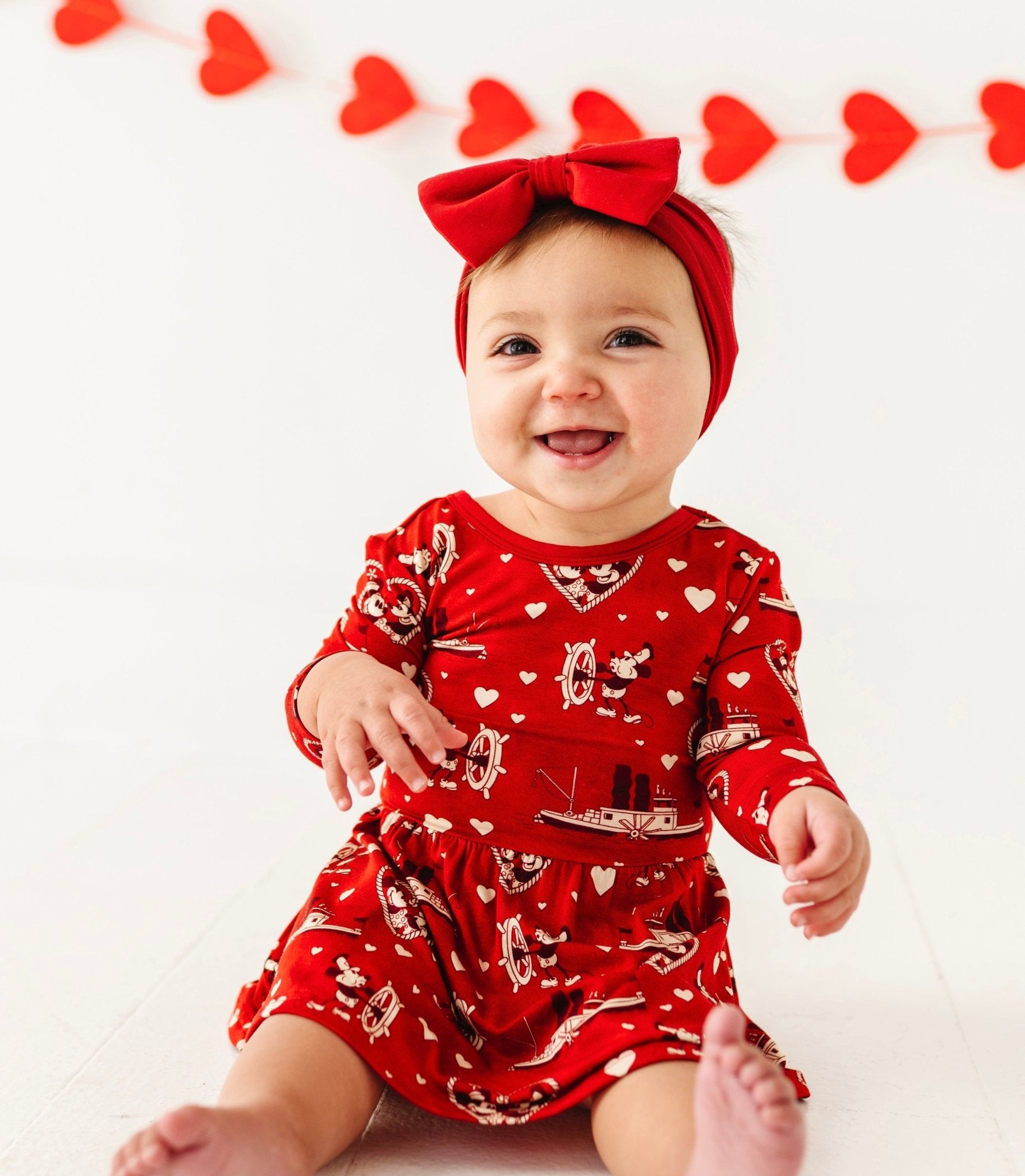 BODYSUIT TWIRLIE DRESS - STEAMBOAT SWEETHEARTS - The Sleepy Sloth