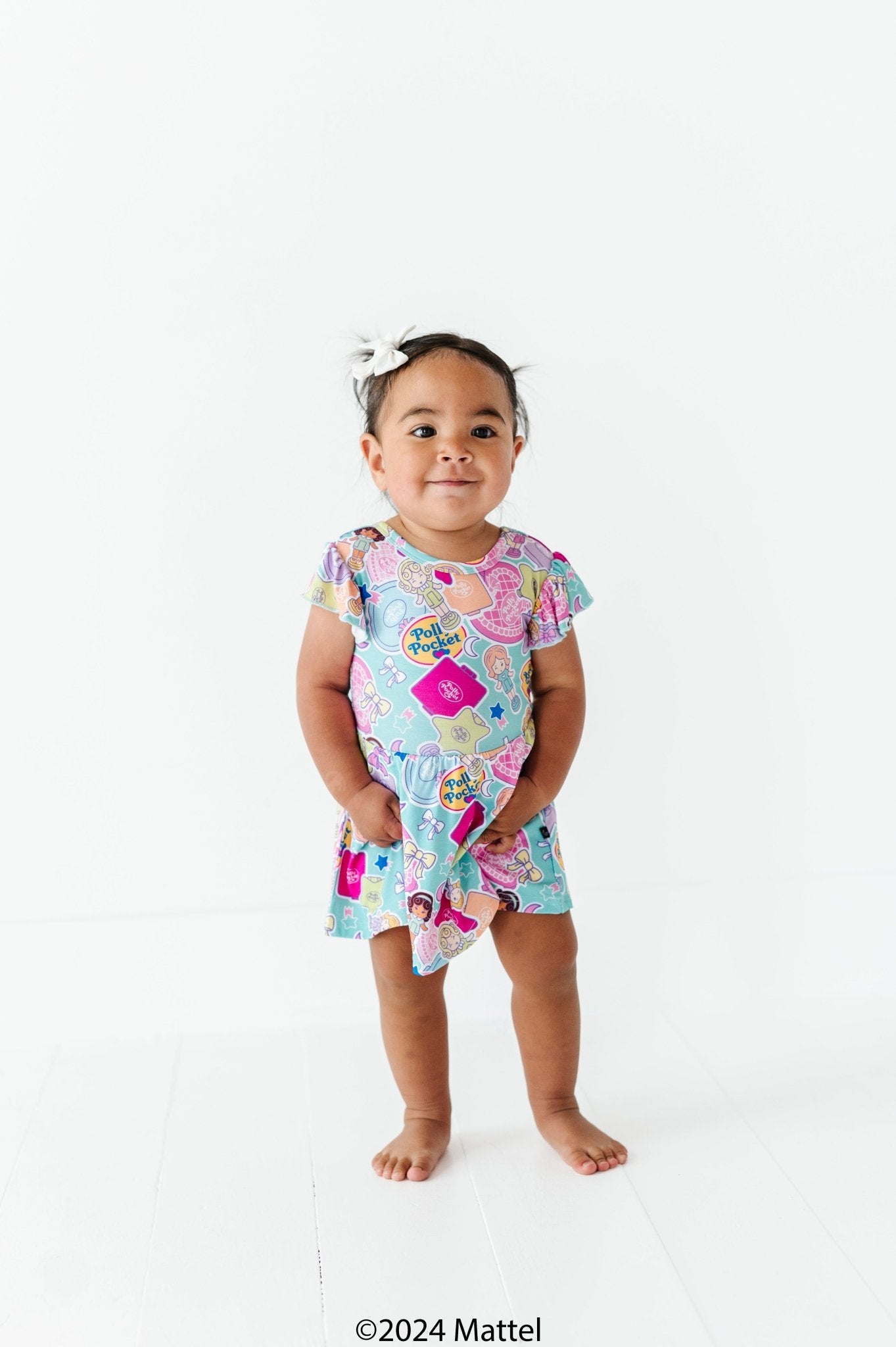 BODYSUIT TWIRLIE DRESS - TINY IS MIGHTY - The Sleepy Sloth