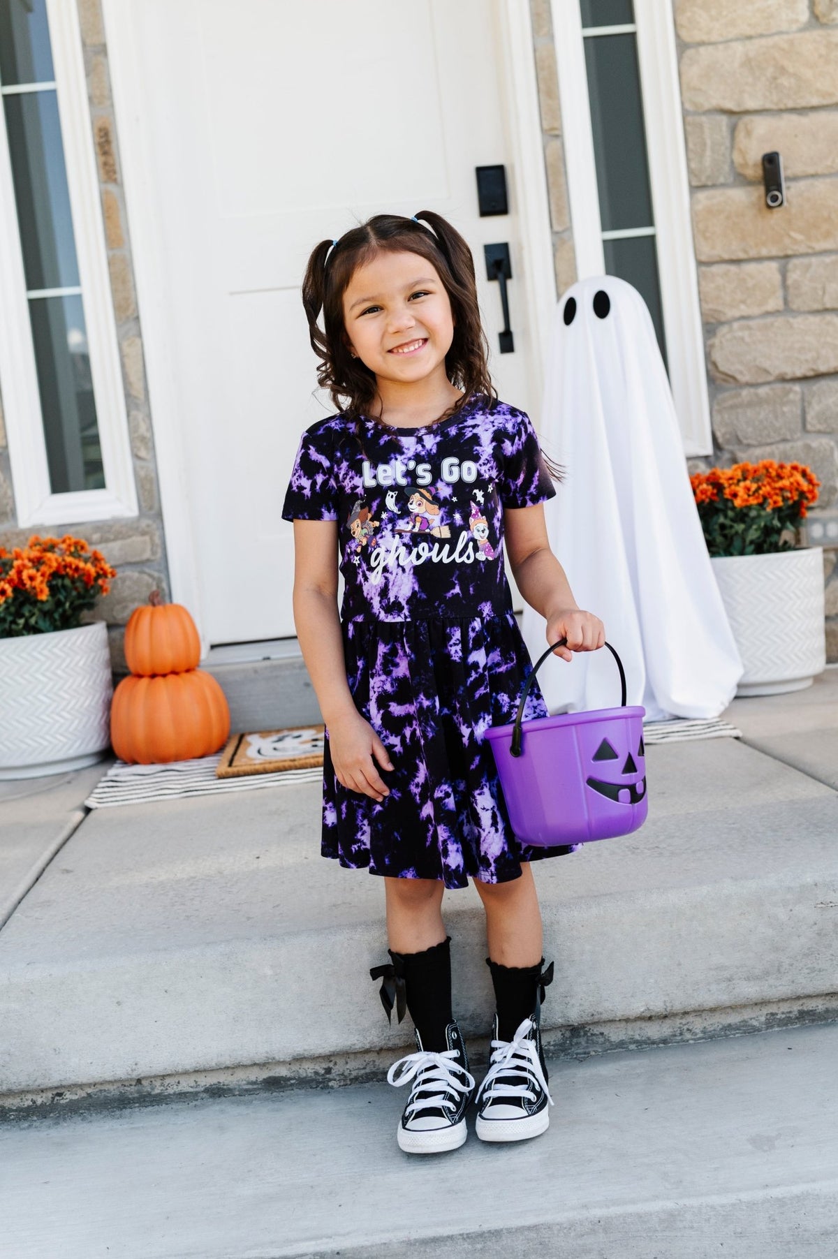 Bow Back Twirlie Dress - PAW PATROL™ Let's Go Ghouls - The Sleepy Sloth