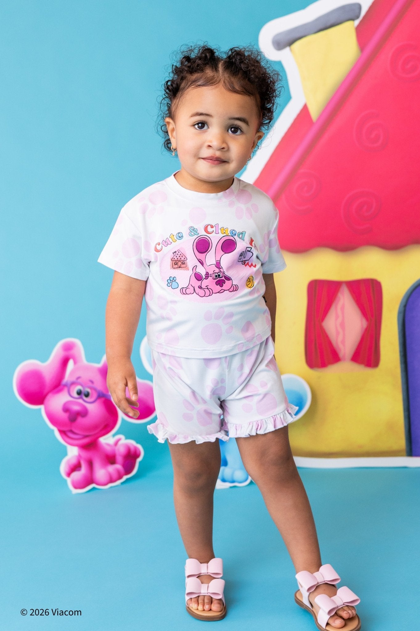 Boxy Tee Short Set - Blues Clues & You™ Magenta - The Sleepy Sloth