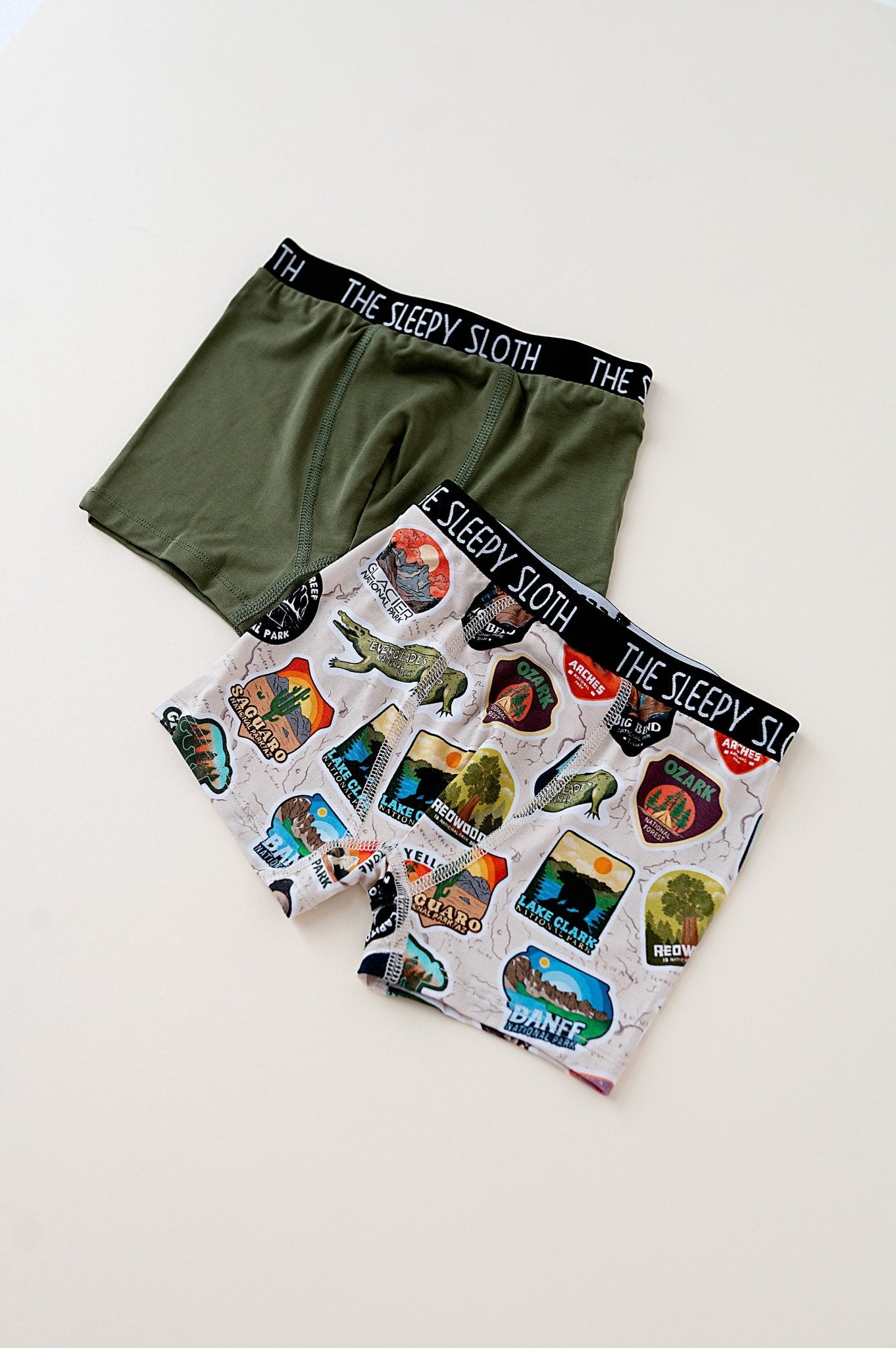 Boys Boxer Brief Underwear Set - Park Passport - The Sleepy Sloth