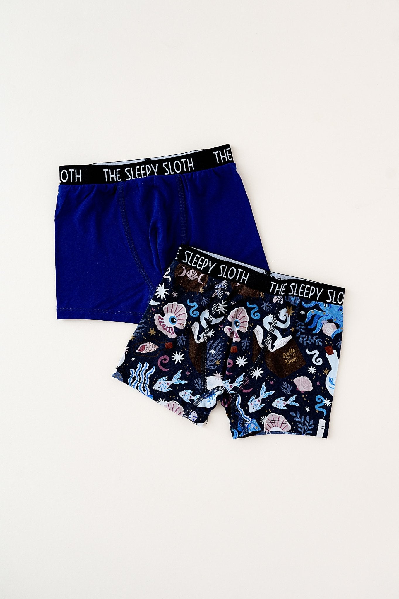Boys Boxer Brief Underwear Set - SPELLS OF THE DEEP - The Sleepy Sloth