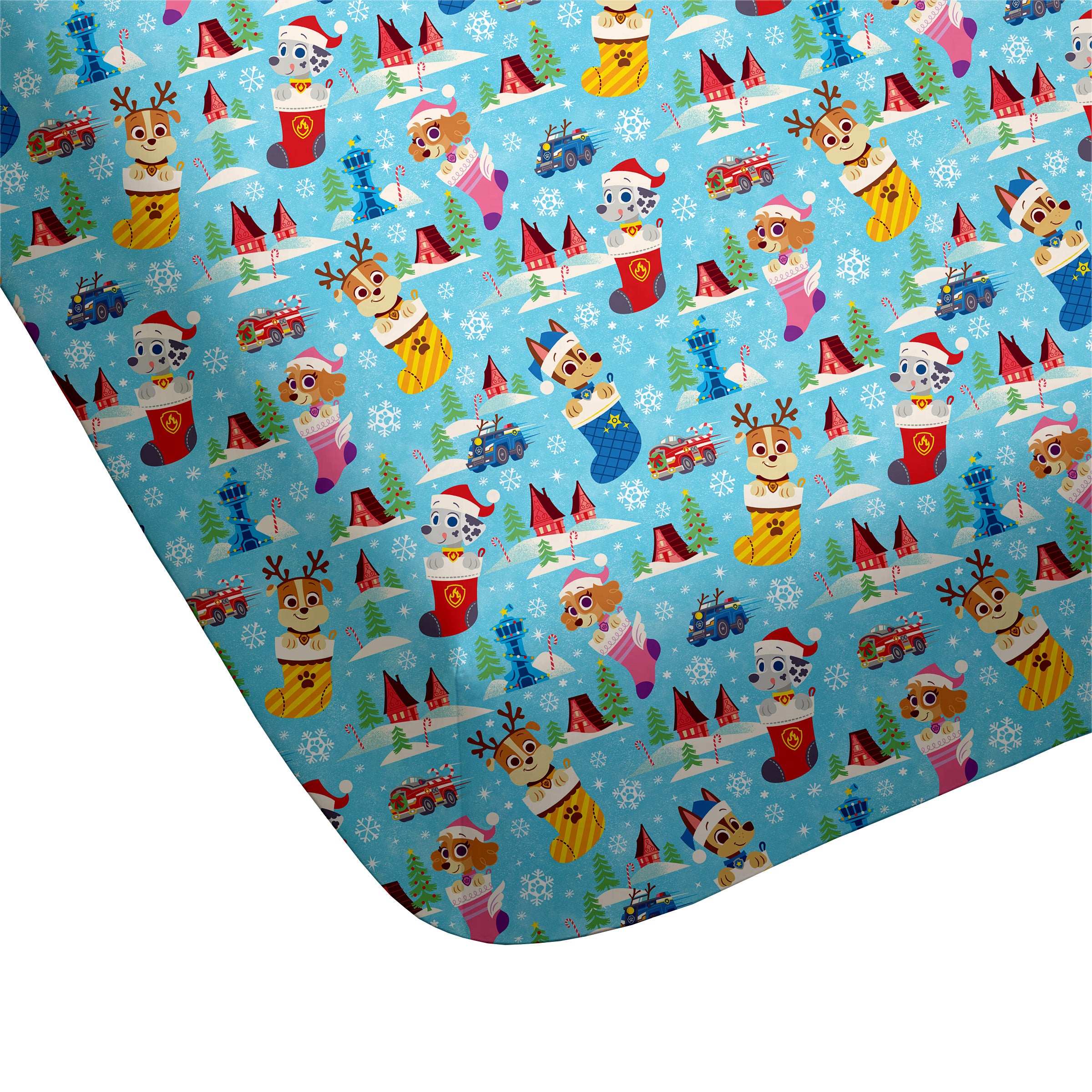 Preorder Twin Fitted Sheet - Paw Patrol™ Deck the PAWs