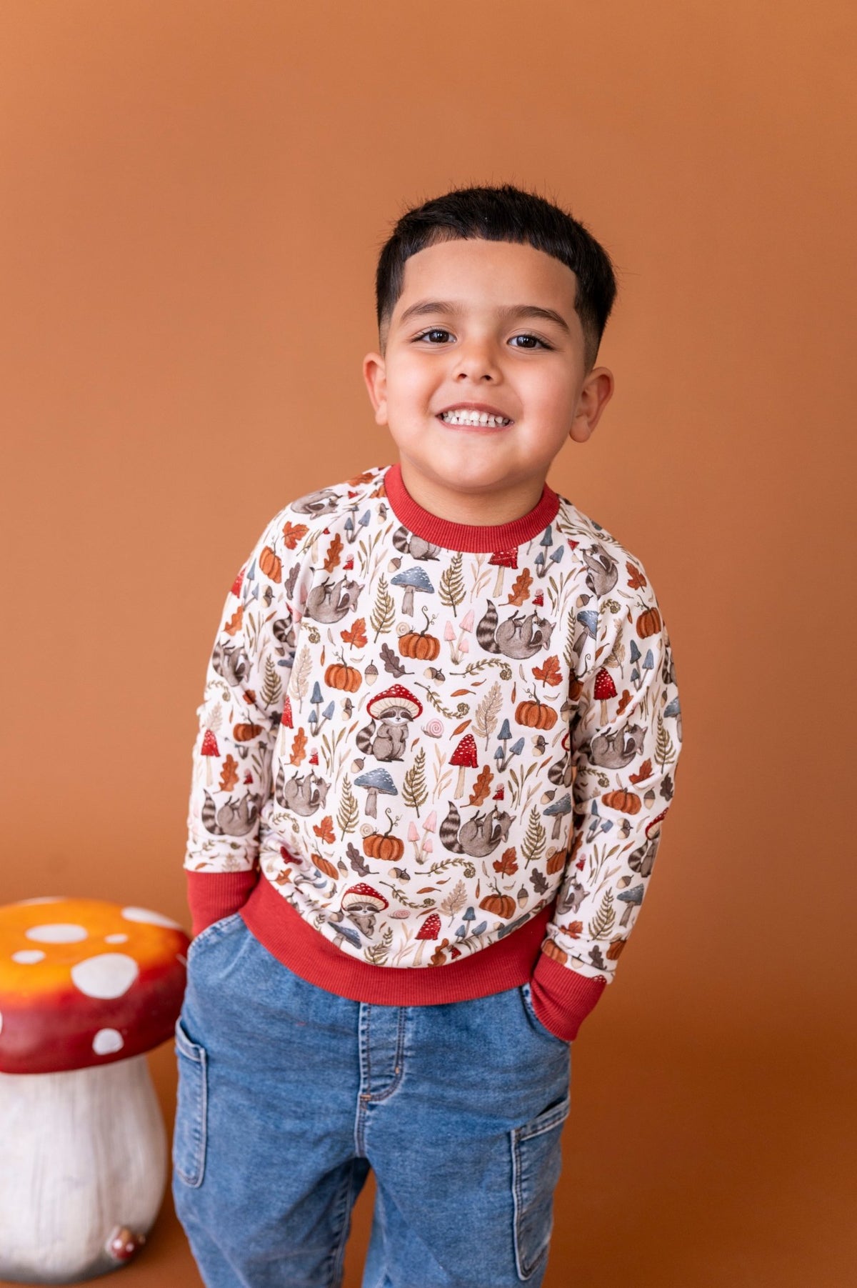 Crewneck Sweatshirt - Autumn Woodland - The Sleepy Sloth