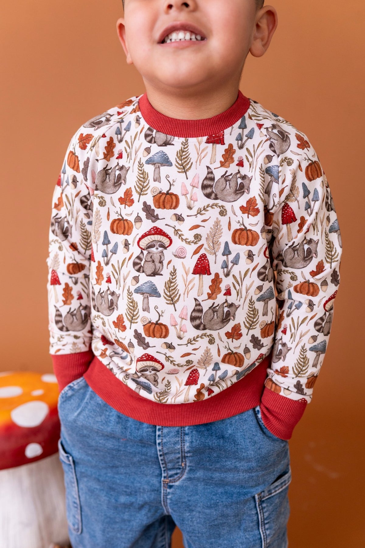 Crewneck Sweatshirt - Autumn Woodland - The Sleepy Sloth