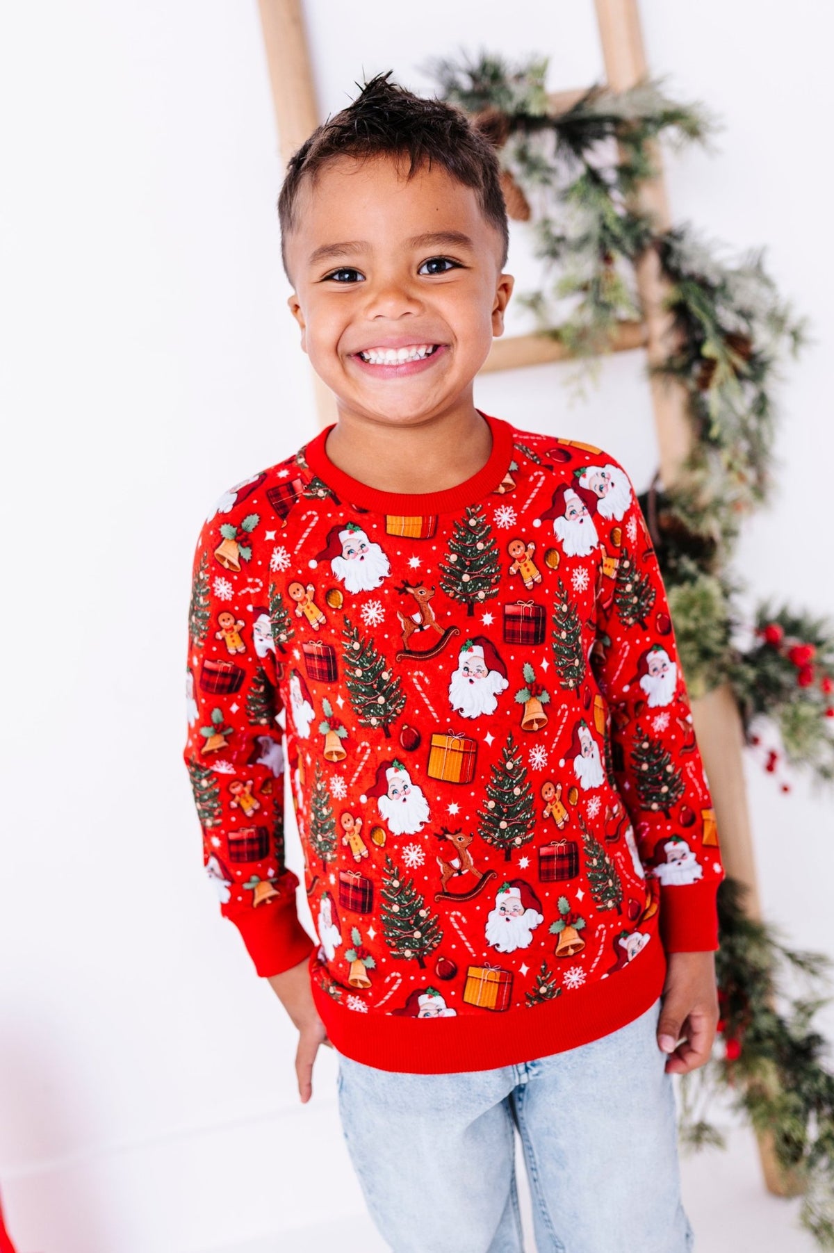 Crewneck Sweatshirt - Jolly St Nick - The Sleepy Sloth