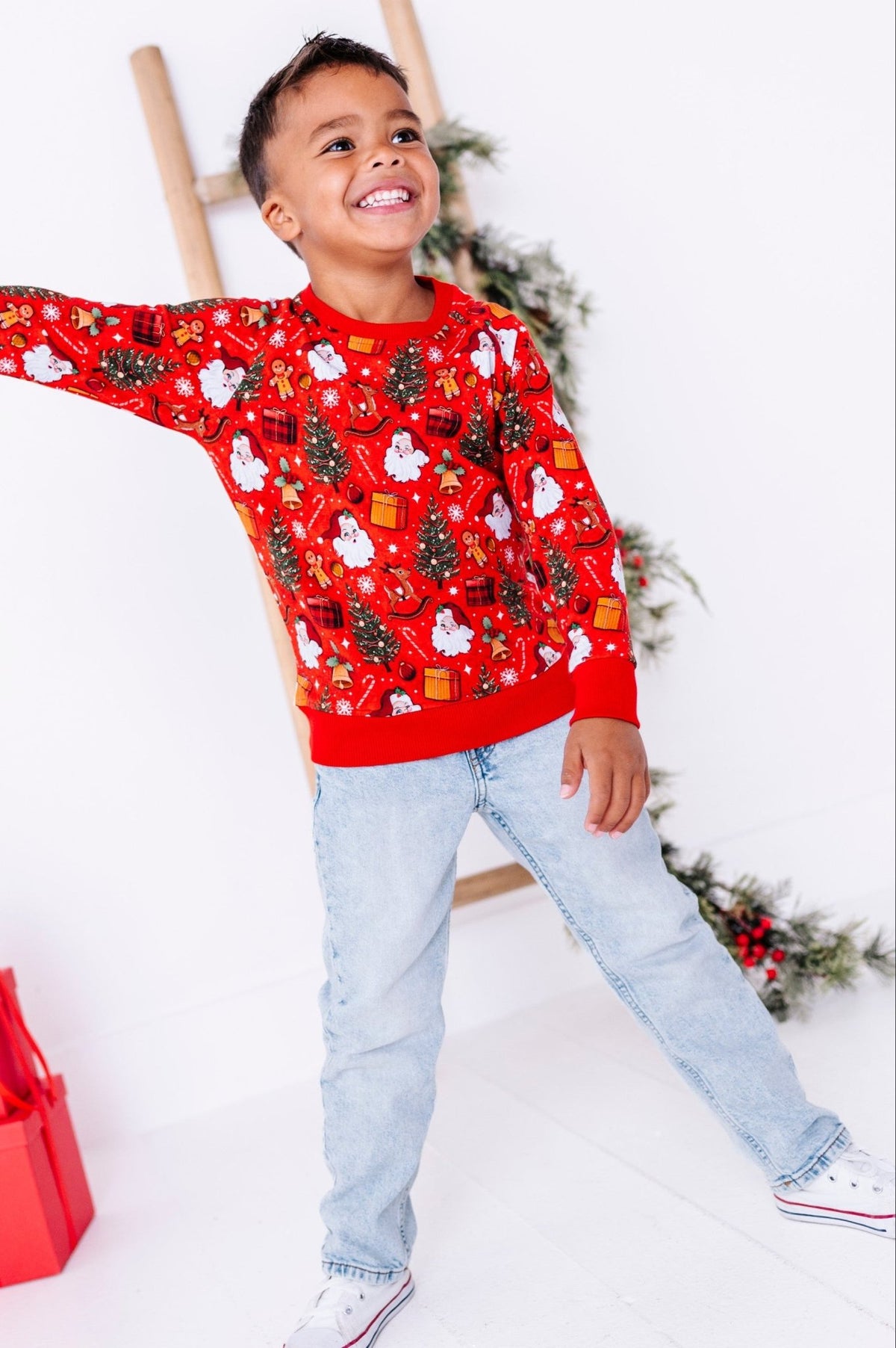 Crewneck Sweatshirt - Jolly St Nick - The Sleepy Sloth