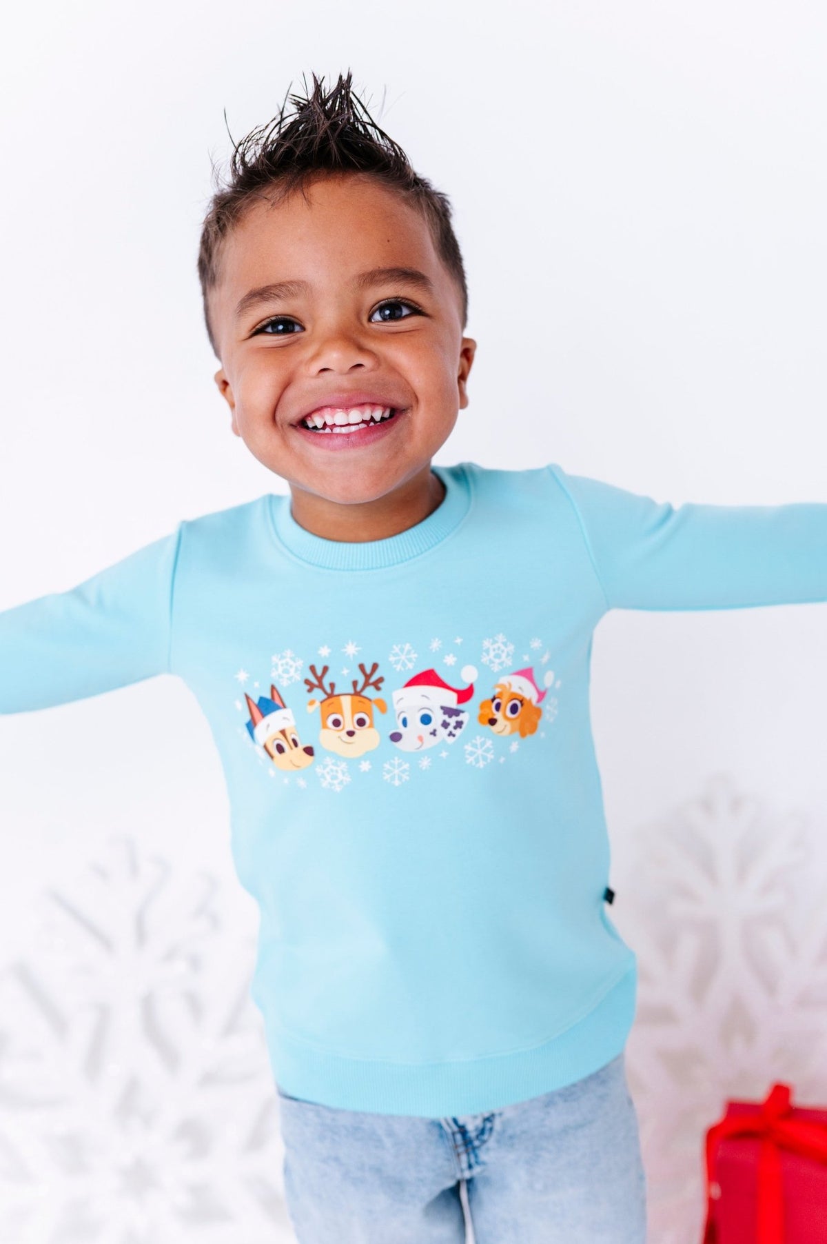 Crewneck Sweatshirt - Paw Patrol™ Deck the PAWs - The Sleepy Sloth