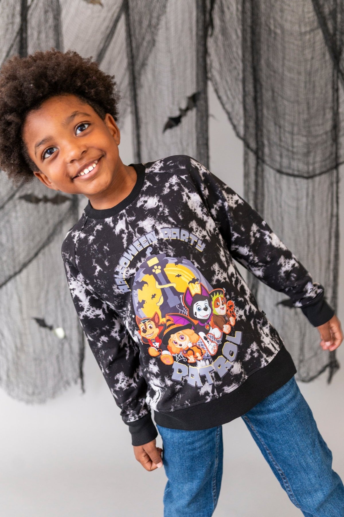 Crewneck Sweatshirt - PAW PATROL™ Halloween Party Patrol - The Sleepy Sloth
