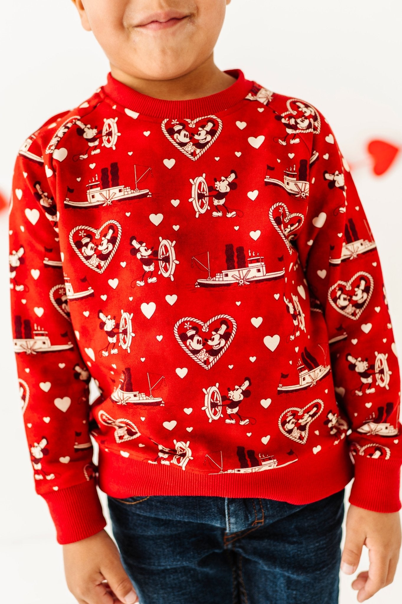 CREWNECK SWEATSHIRT - STEAMBOAT SWEETHEARTS - The Sleepy Sloth