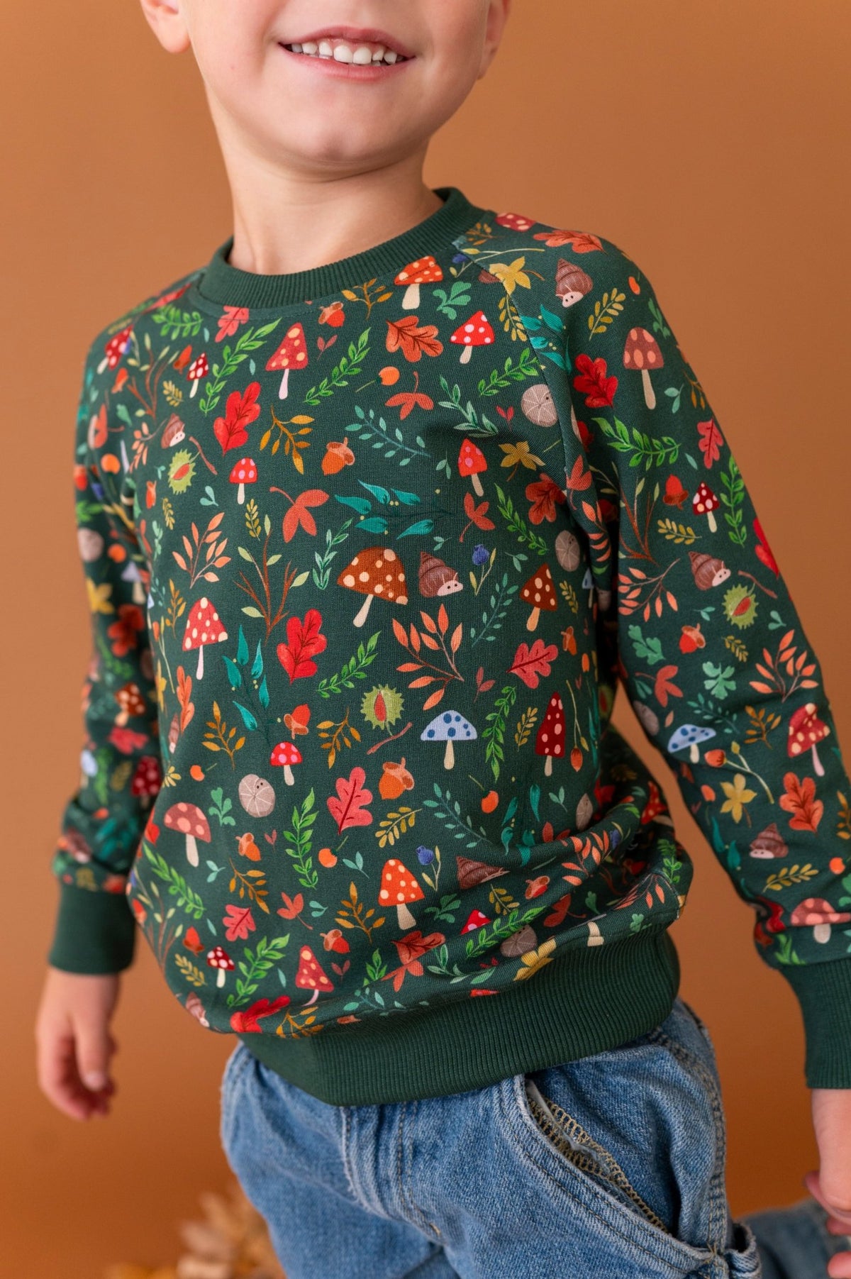 Crewneck Sweatshirt - Toadstool Grove - The Sleepy Sloth