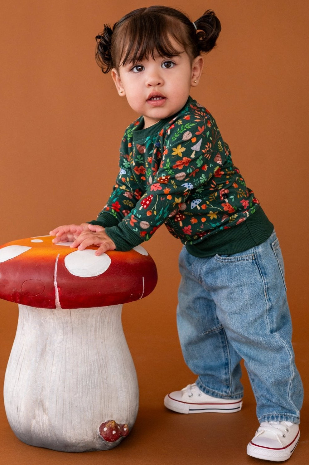 Crewneck Sweatshirt - Toadstool Grove - The Sleepy Sloth