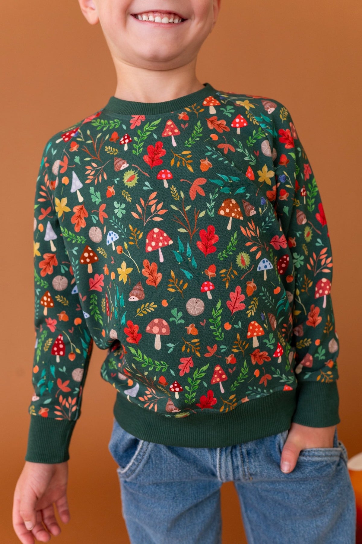 Crewneck Sweatshirt - Toadstool Grove - The Sleepy Sloth