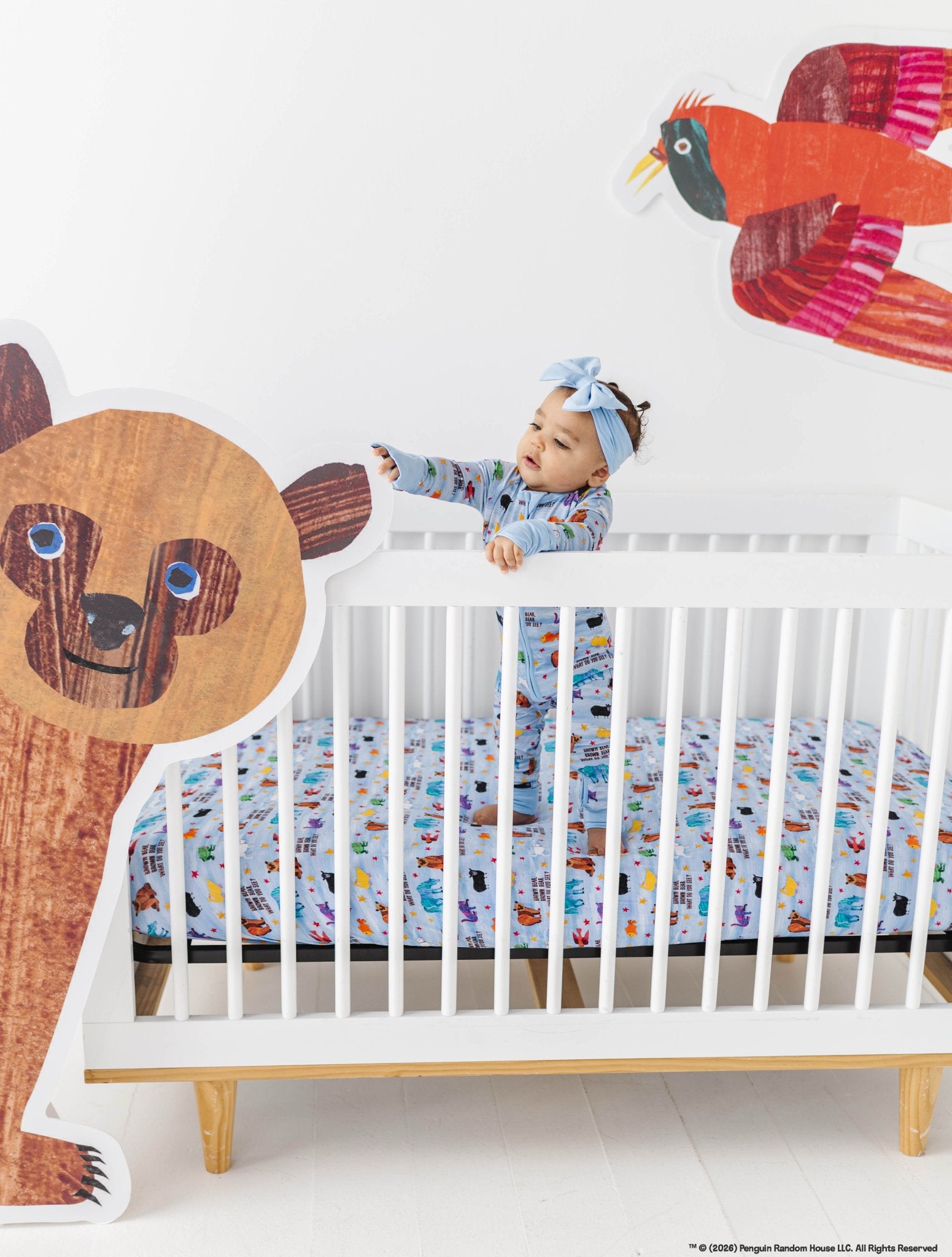 CRIB SHEET - Eric Carle™ BROWN BEAR BROWN BEAR - The Sleepy Sloth