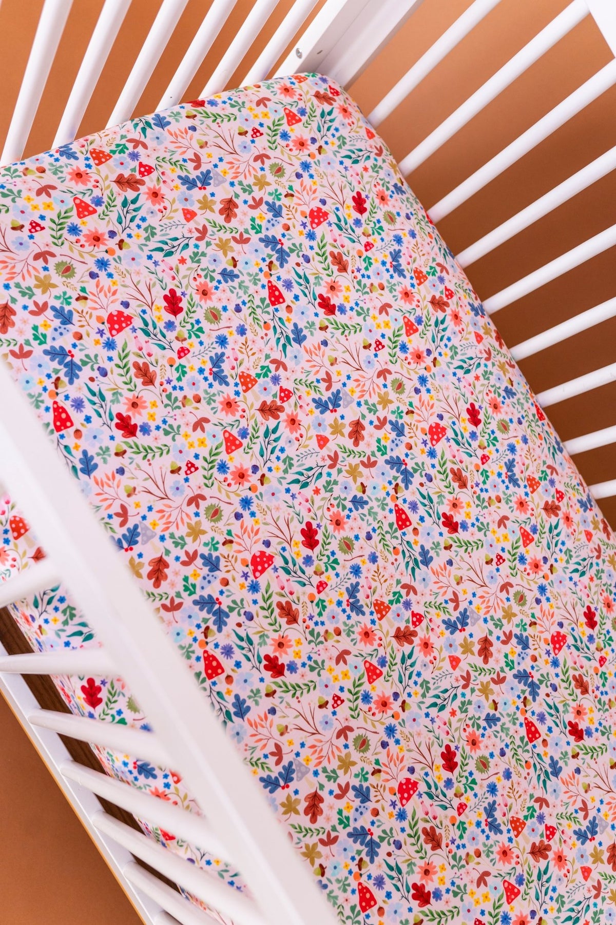 Crib Sheet - Toadstool Meadow - The Sleepy Sloth