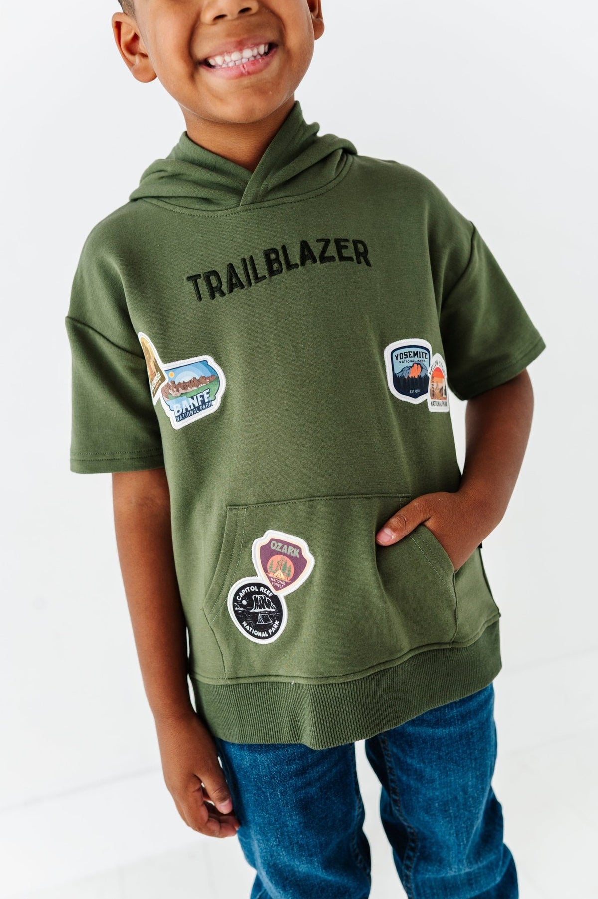 Drop Shoulder Tee - Park Passport - The Sleepy Sloth