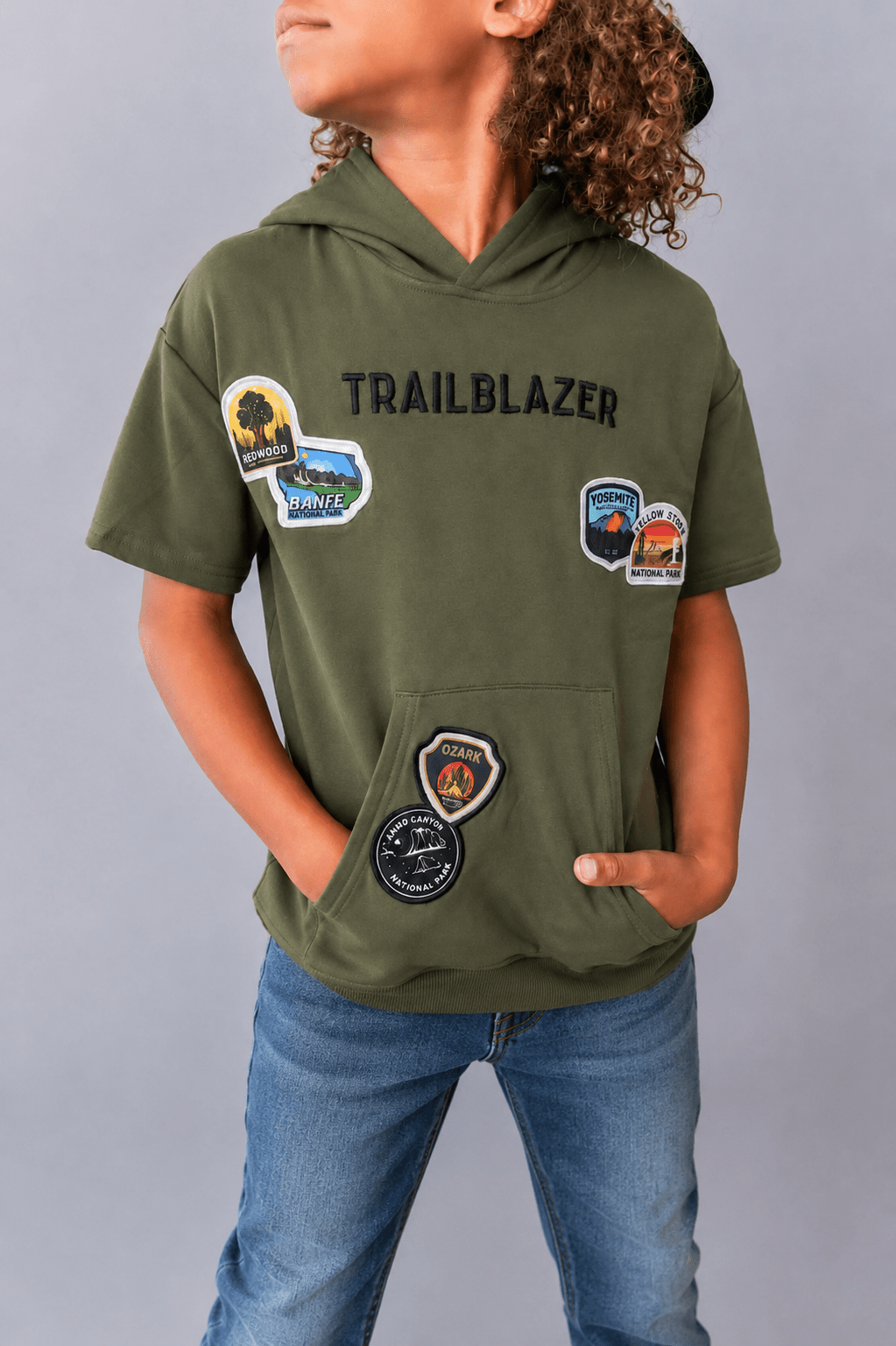 Drop Shoulder Tee - Park Passport - The Sleepy Sloth