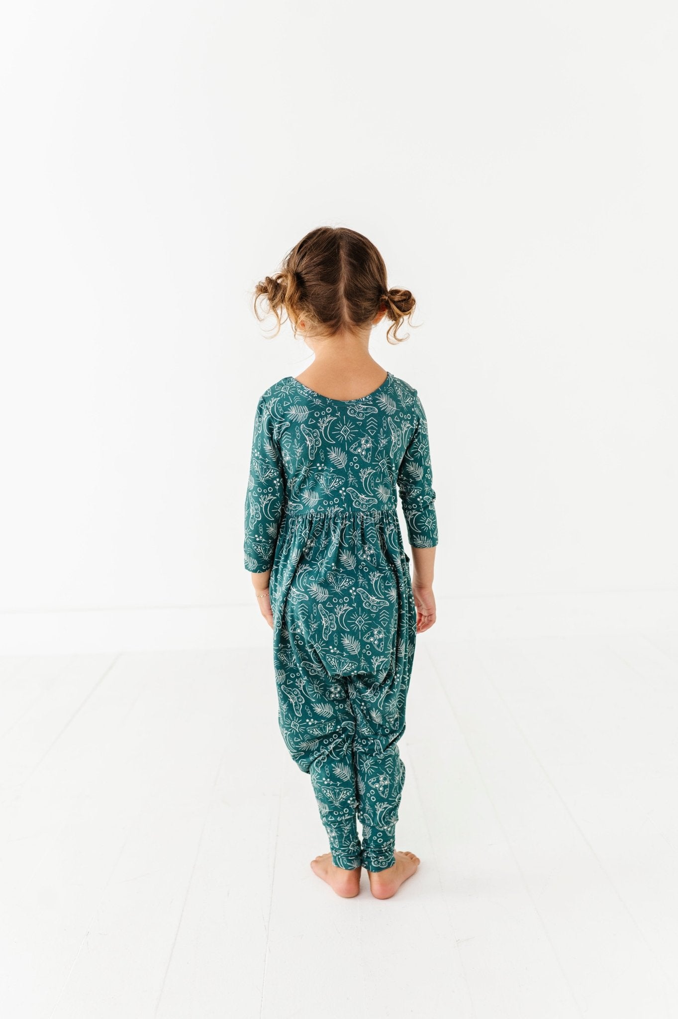 Duckie Romper - CELESTIAL MOTHS - The Sleepy Sloth