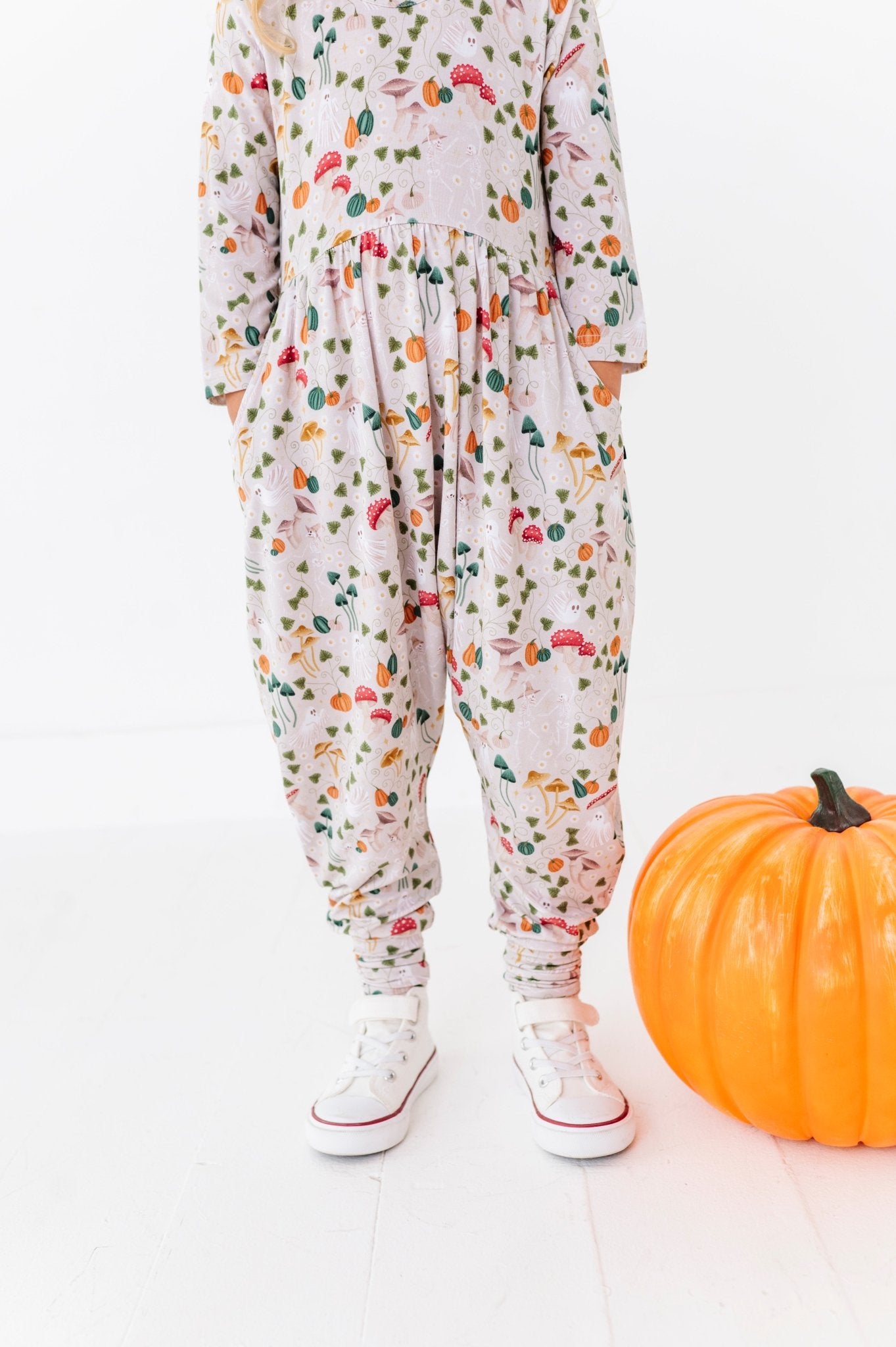 DUCKIE ROMPER - GHOSTLY SHROOMS - The Sleepy Sloth