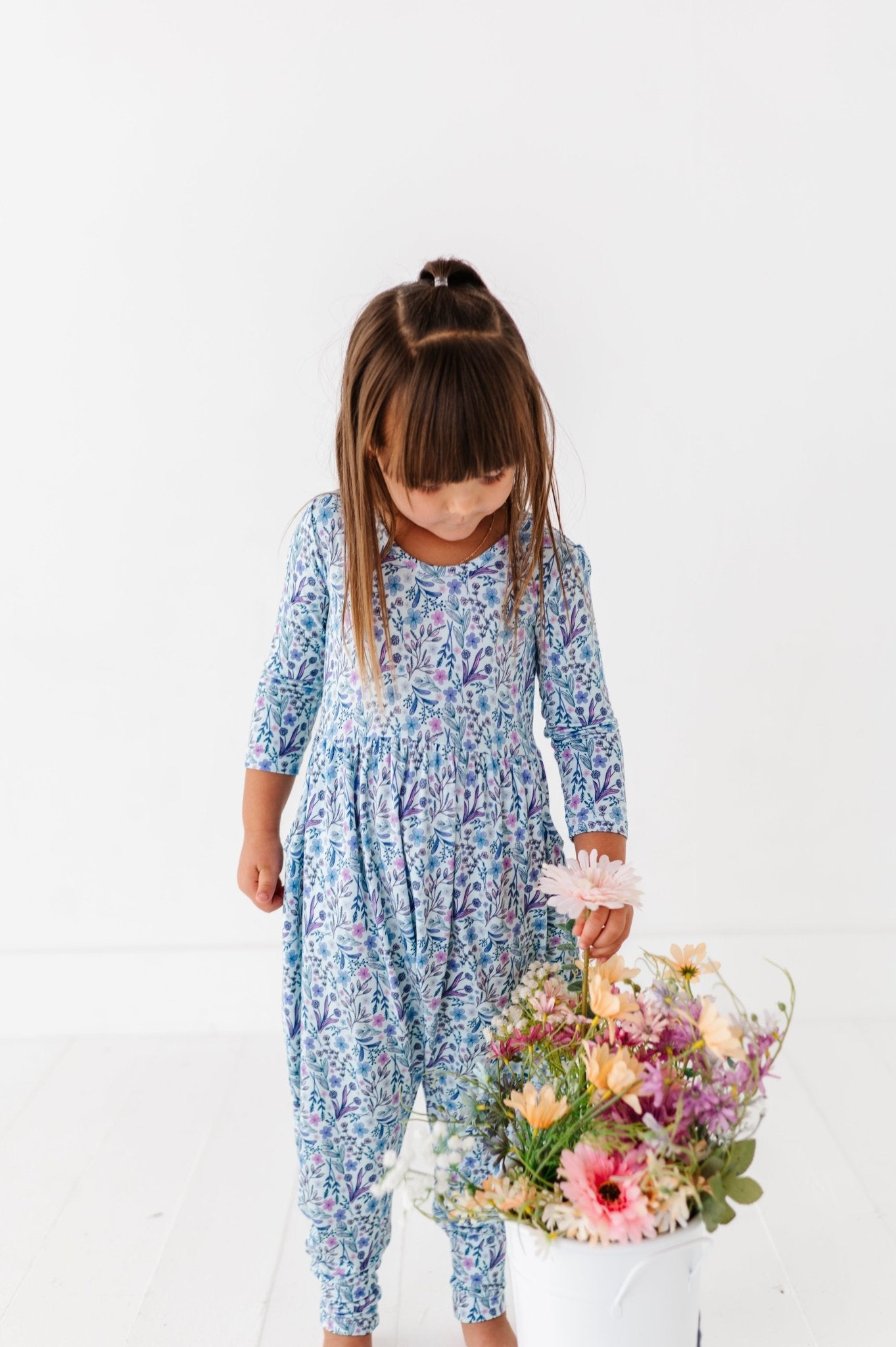Duckie Romper - LAVENDER LOVE - The Sleepy Sloth