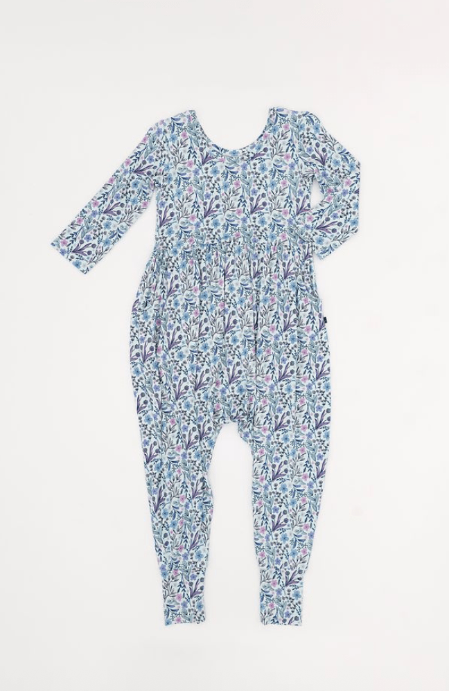 Duckie Romper - LAVENDER LOVE - The Sleepy Sloth