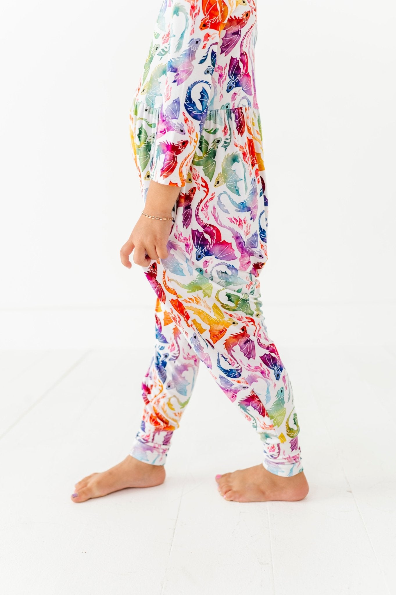 Duckie Romper - RAINBOW TAILS - The Sleepy Sloth