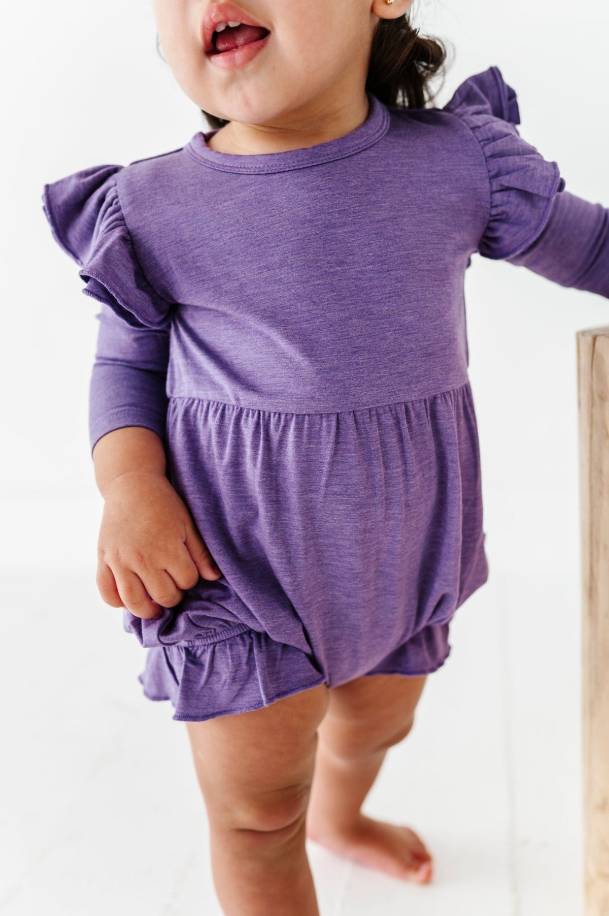Flutter Bubble Romper - Wisteria - The Sleepy Sloth