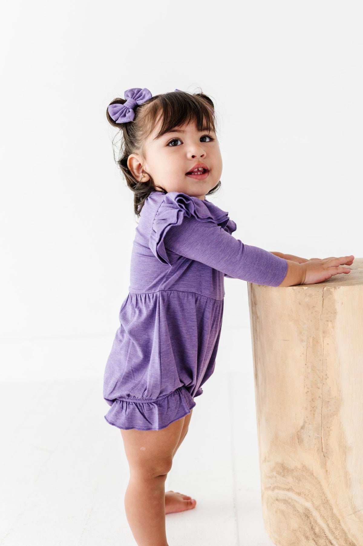 Flutter Bubble Romper - Wisteria - The Sleepy Sloth