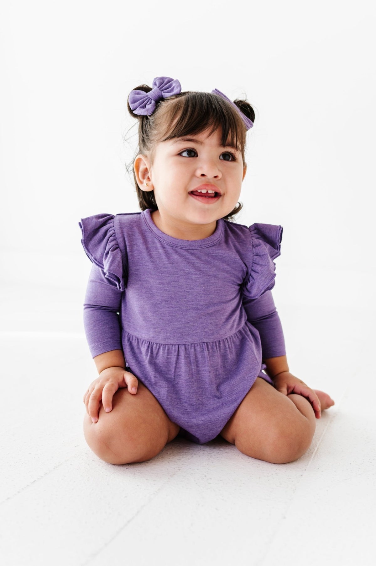 Flutter Bubble Romper - Wisteria - The Sleepy Sloth