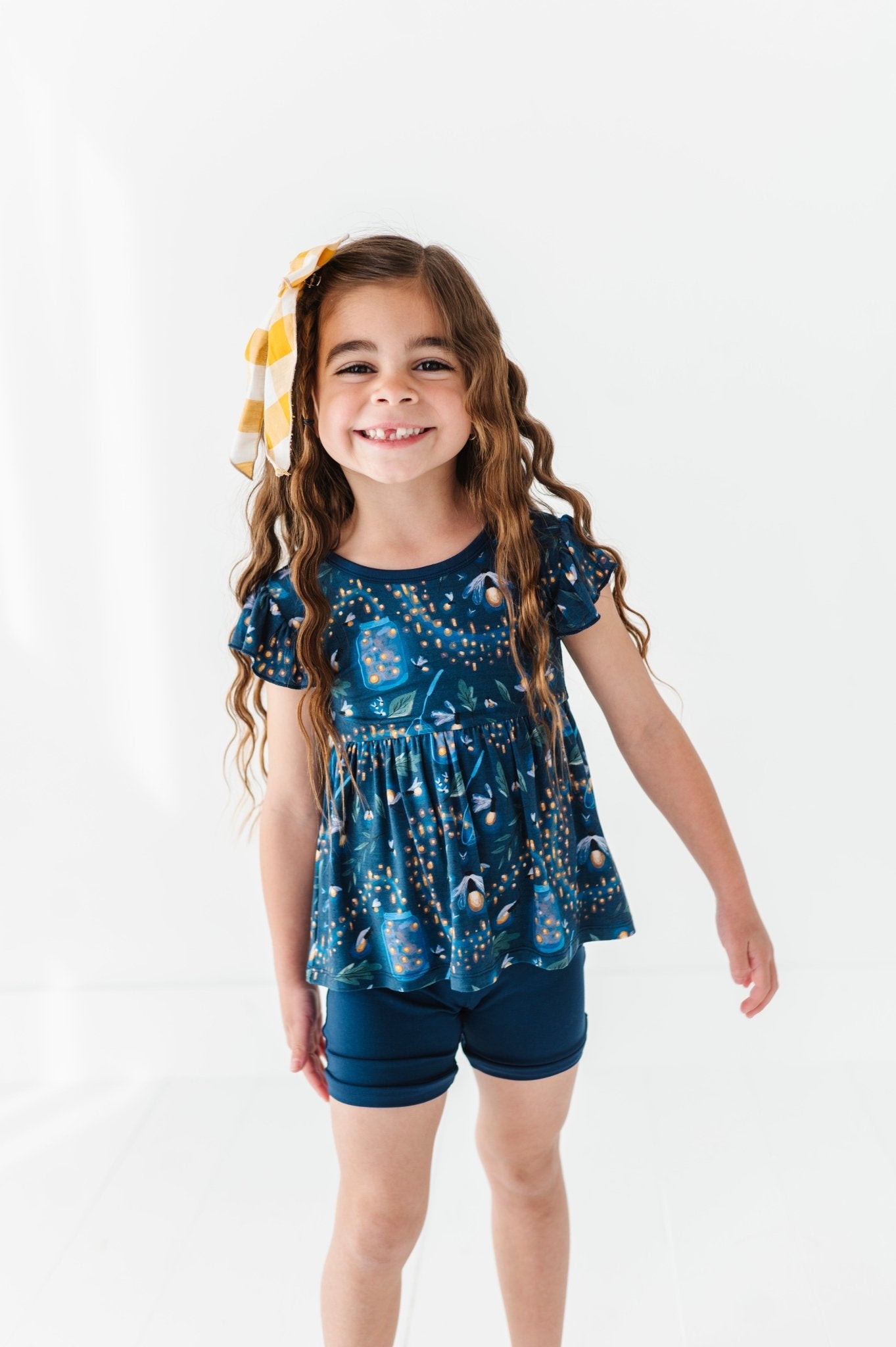 FLUTTER PEPLUM WITH SHORTS - GLOW WITH THE FLOW - The Sleepy Sloth