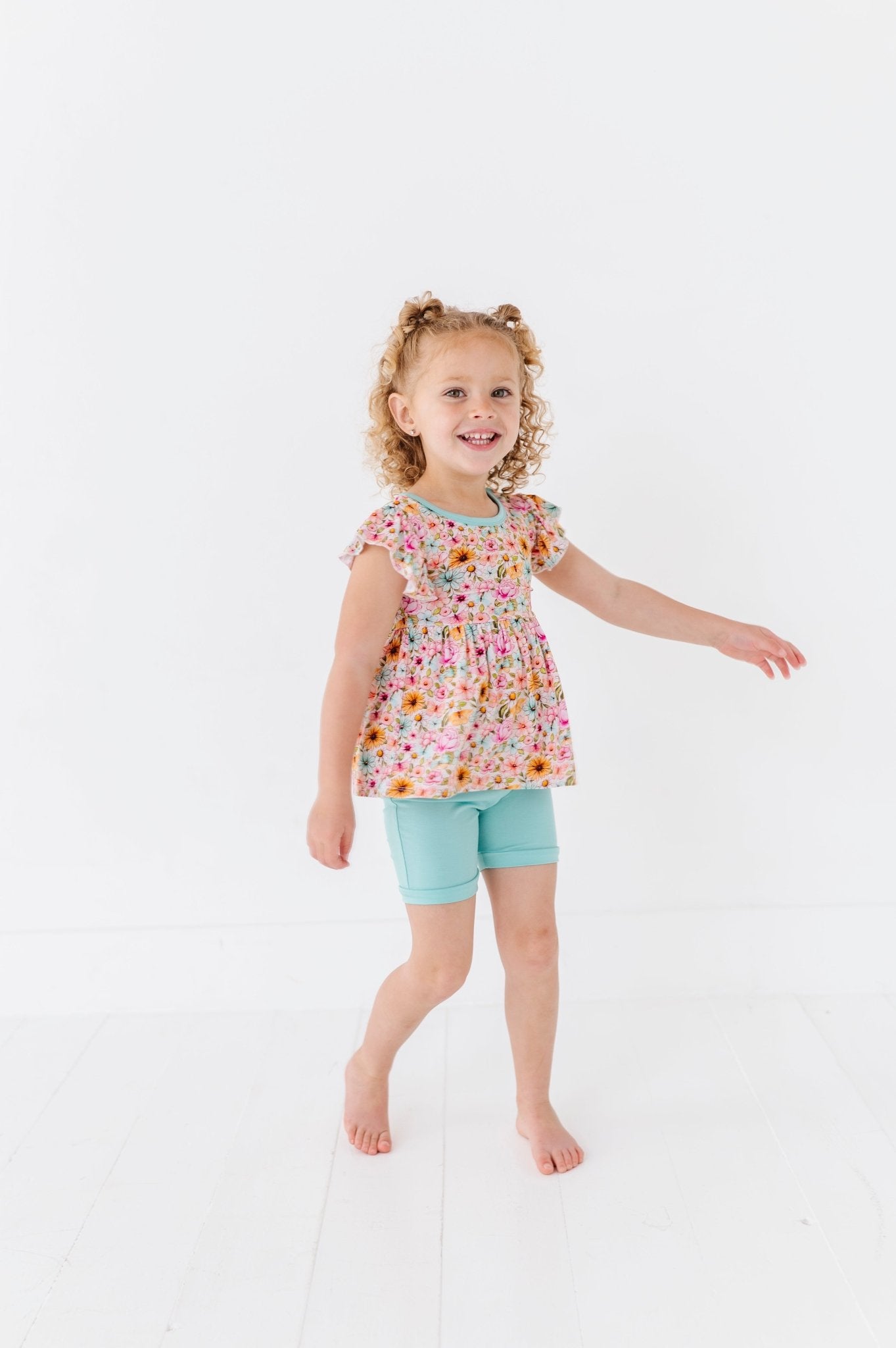 FLUTTER PEPLUM WITH SHORTS - PENELOPE’S PETALS - The Sleepy Sloth