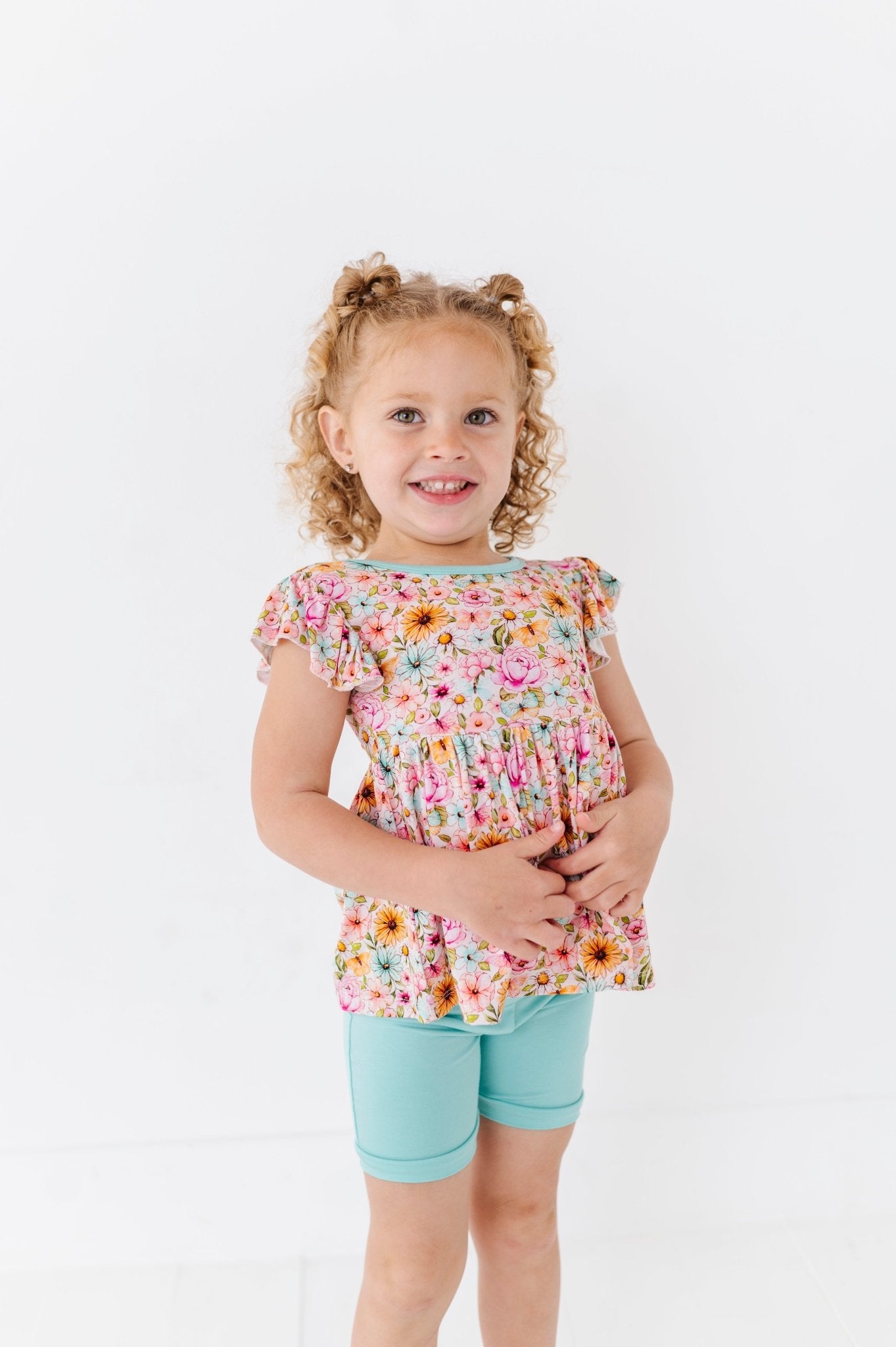 FLUTTER PEPLUM WITH SHORTS - PENELOPE’S PETALS - The Sleepy Sloth