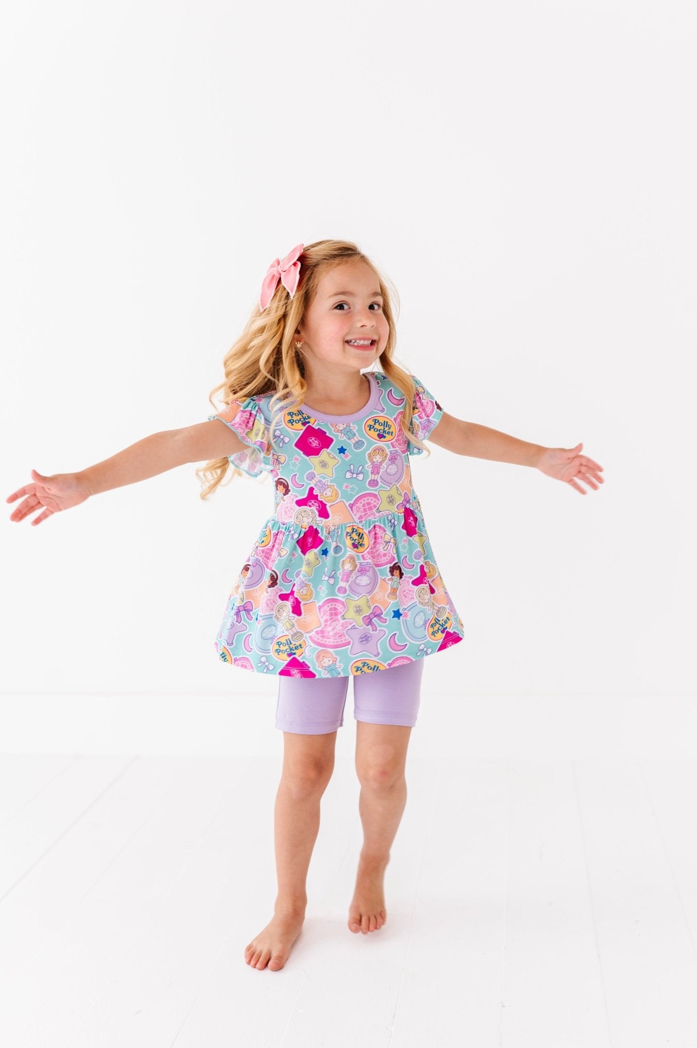 FLUTTER PEPLUM WITH SHORTS - TINY IS MIGHTY - The Sleepy Sloth
