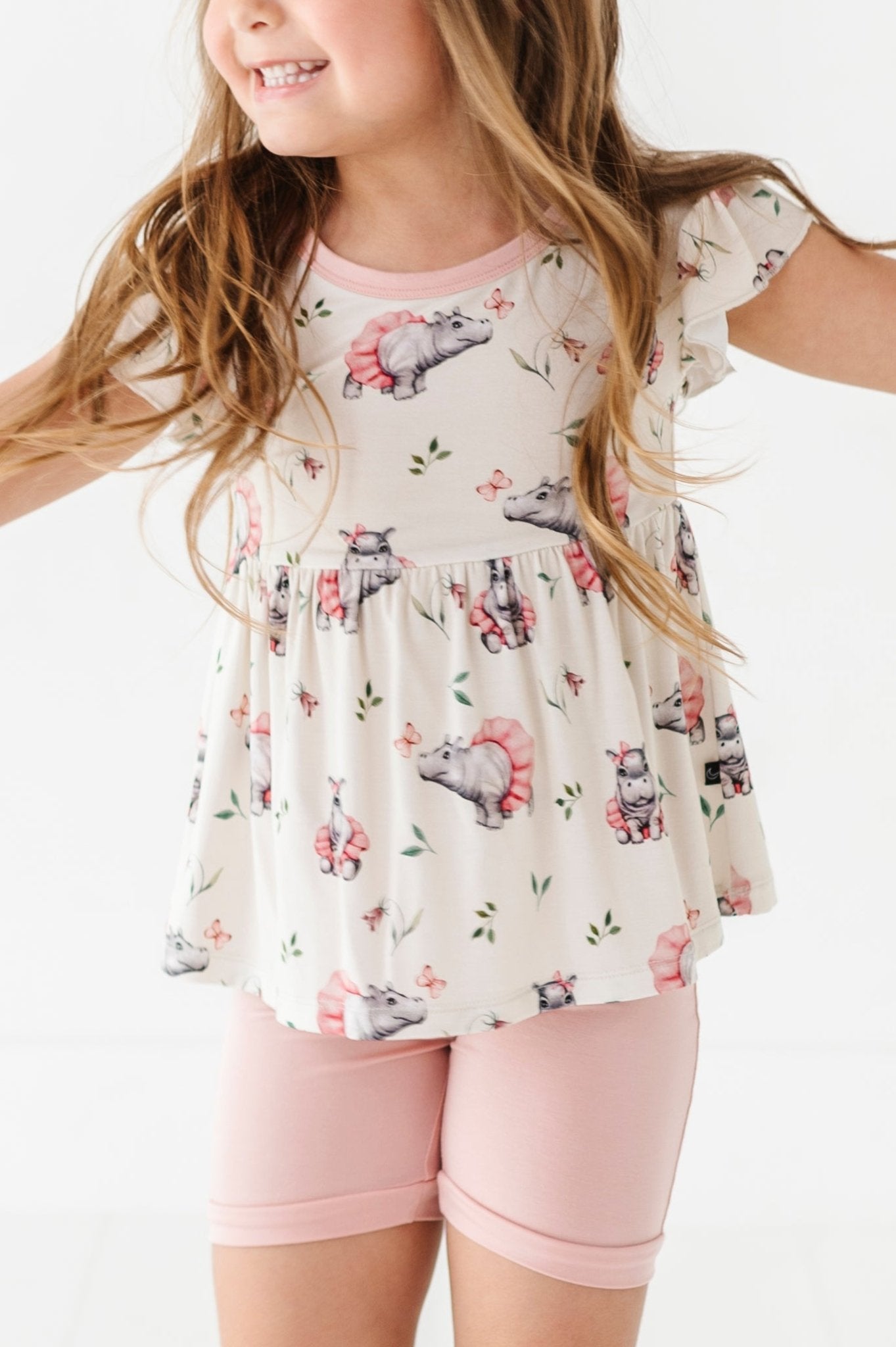FLUTTER PEPLUM WITH SHORTS - TUTU CUTE - The Sleepy Sloth