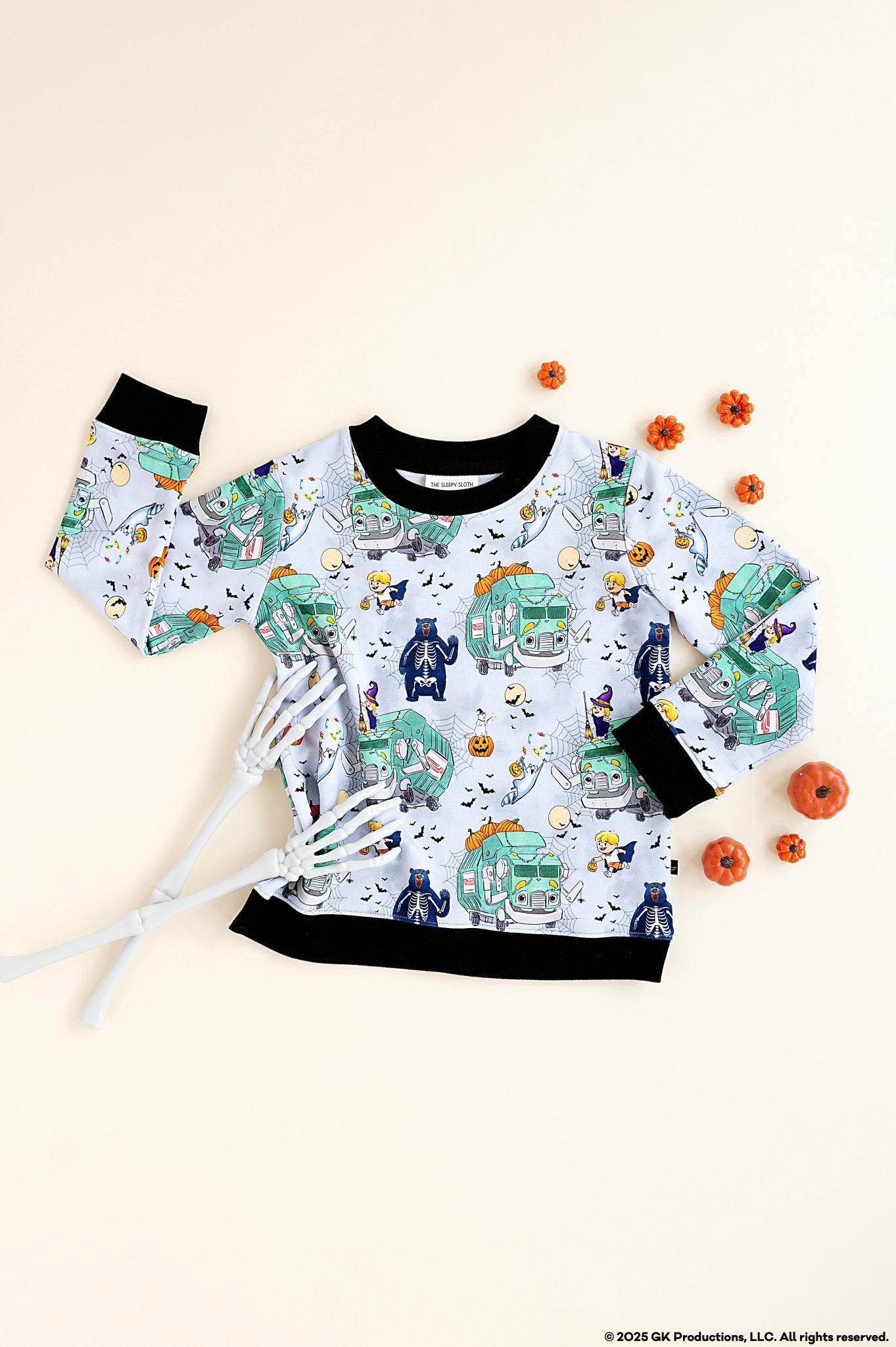 GRAPHIC CREWNECK - A TRASH TRUCK™ HALLOWEEN - The Sleepy Sloth