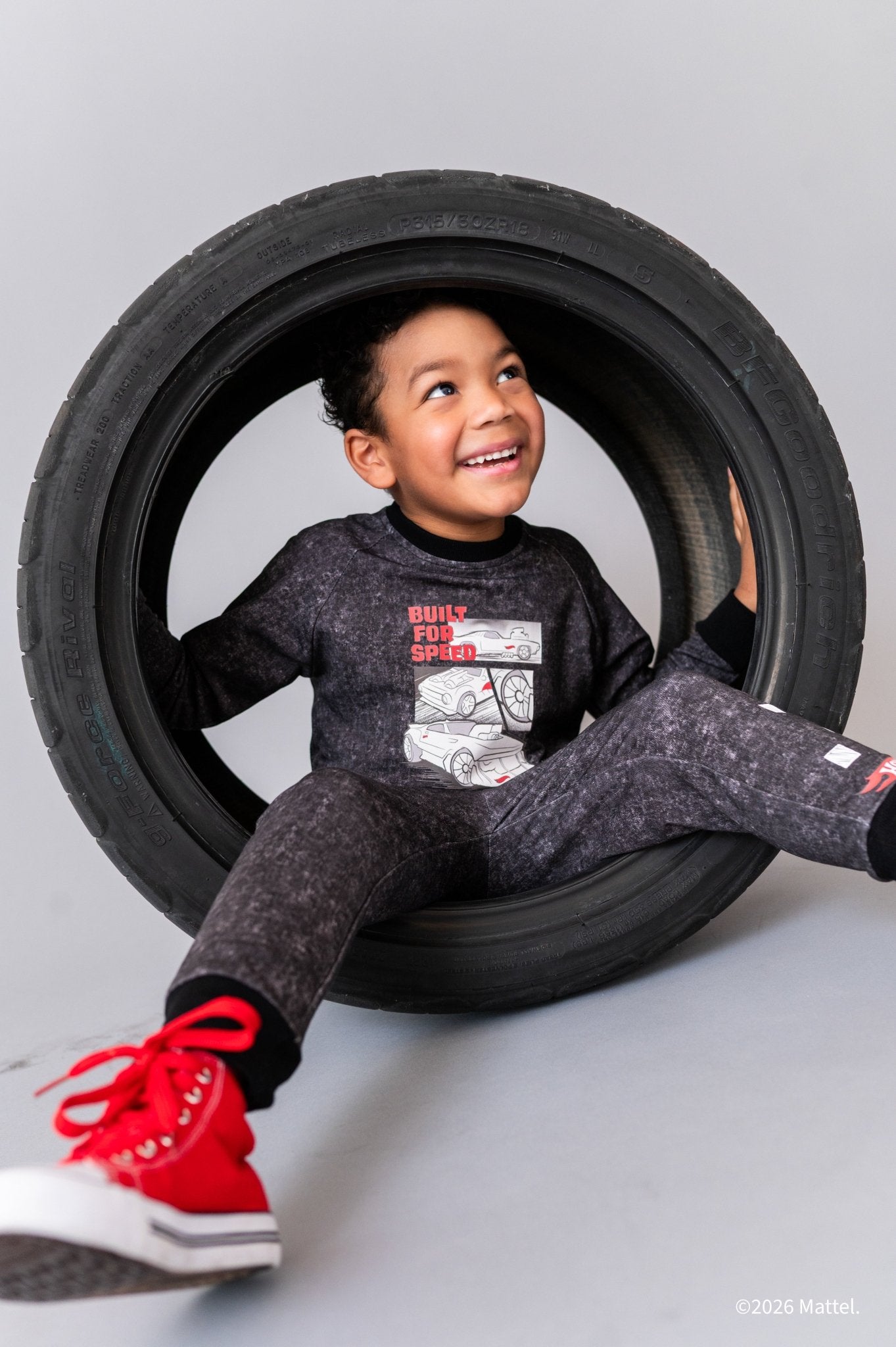 Graphic Crewneck and Jogger Set - HOT WHEELS™ FULL THROTTLE - The Sleepy Sloth