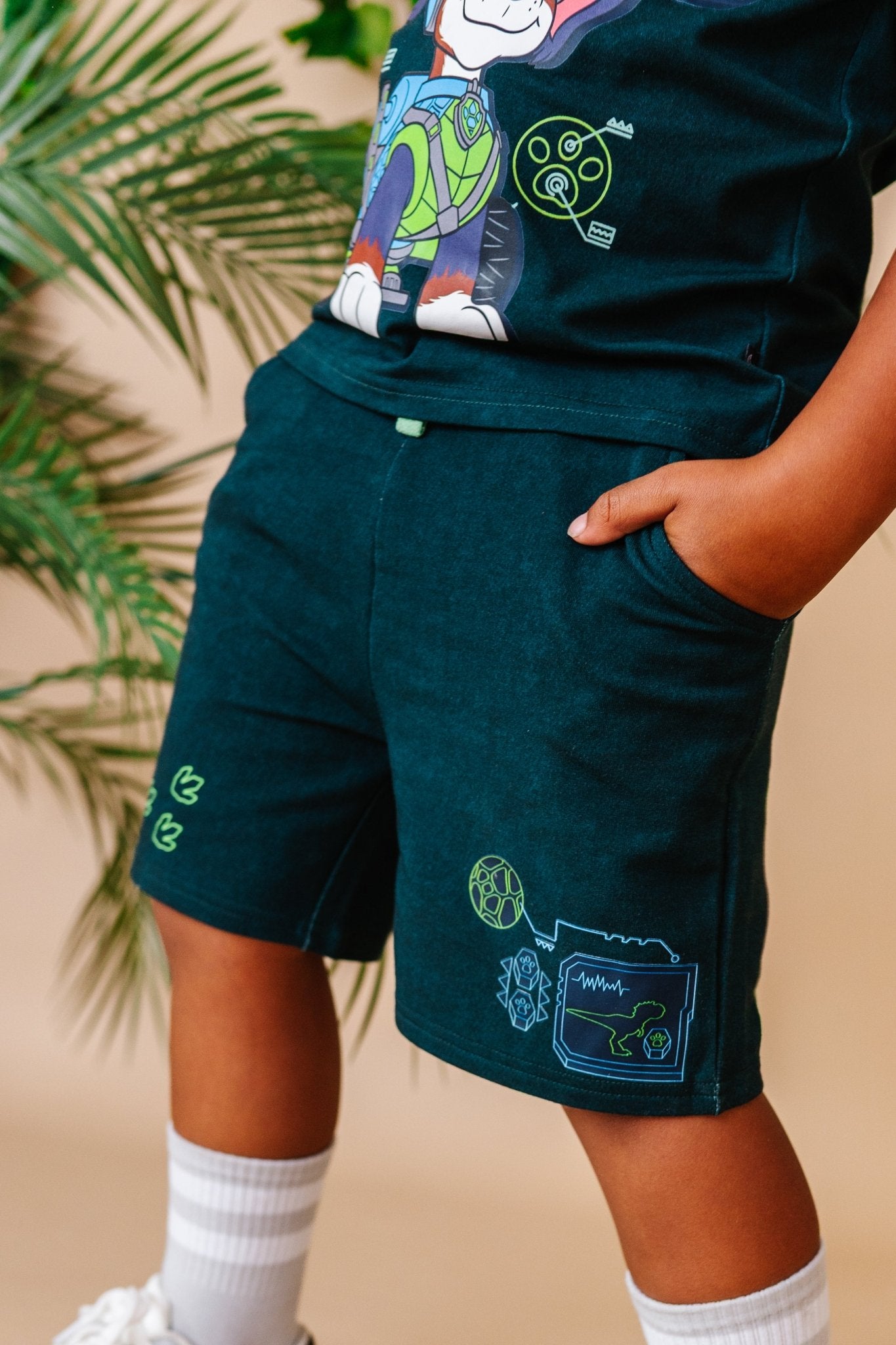 Graphic Tee and Short Set - PAW Patrol: The Dino Movie™ I Speak Dino - The Sleepy Sloth