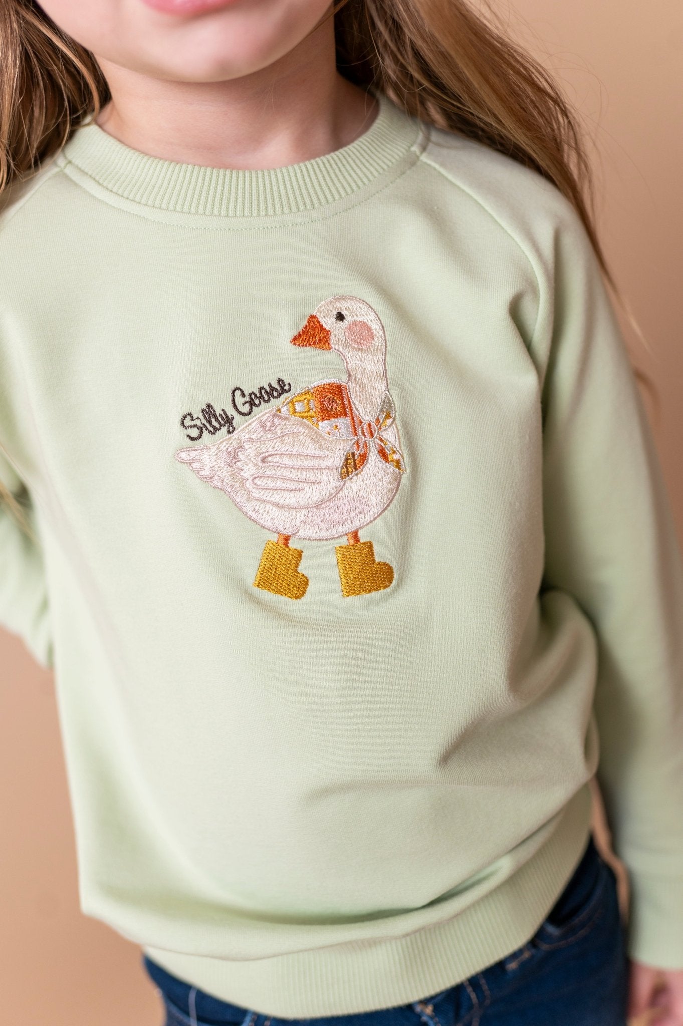 Kids Crewneck - SILLY GOOSE - The Sleepy Sloth