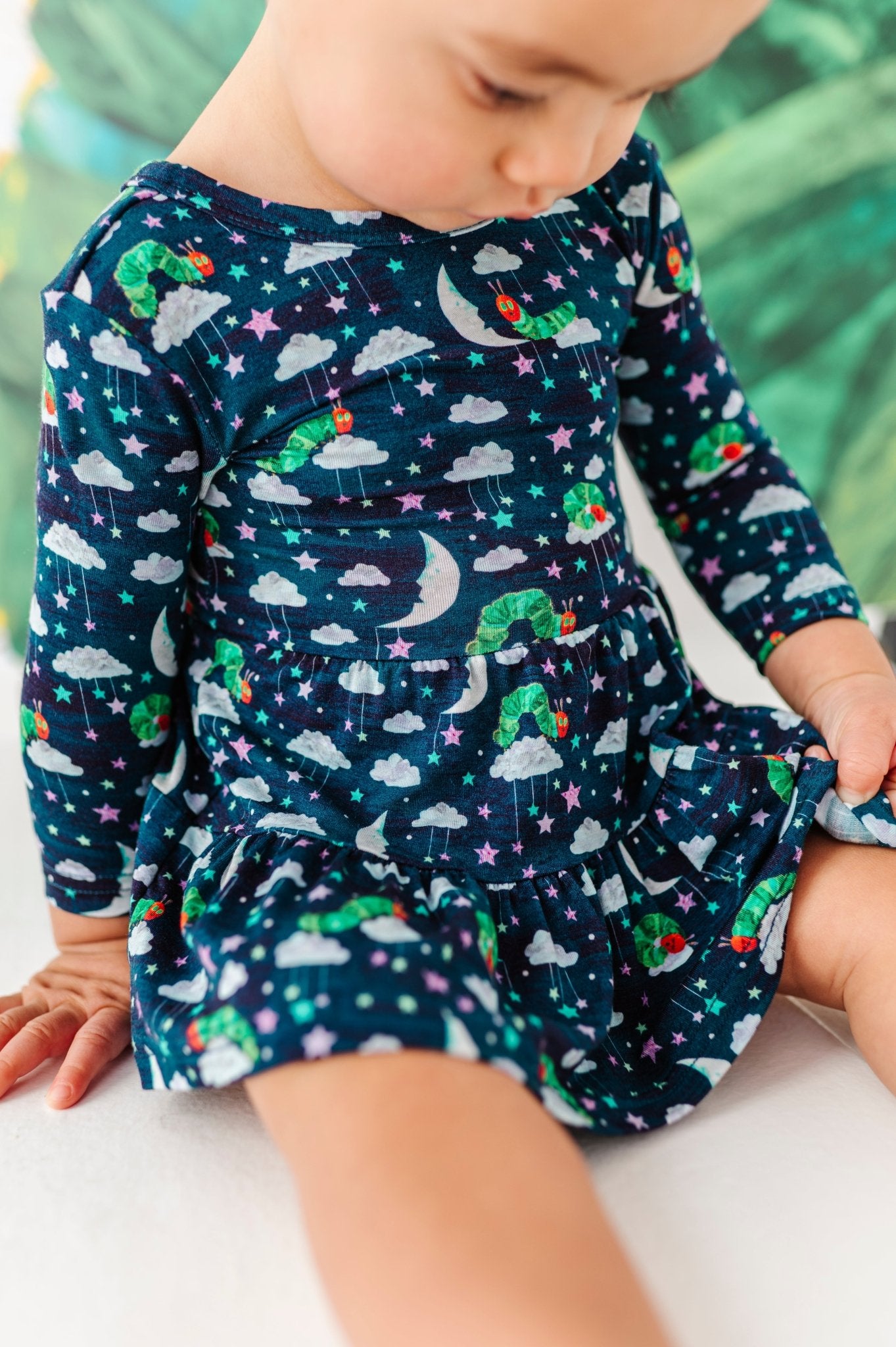 Long Sleeve Bodysuit Twirl - GOOD NIGHT, FRIENDS - The Sleepy Sloth