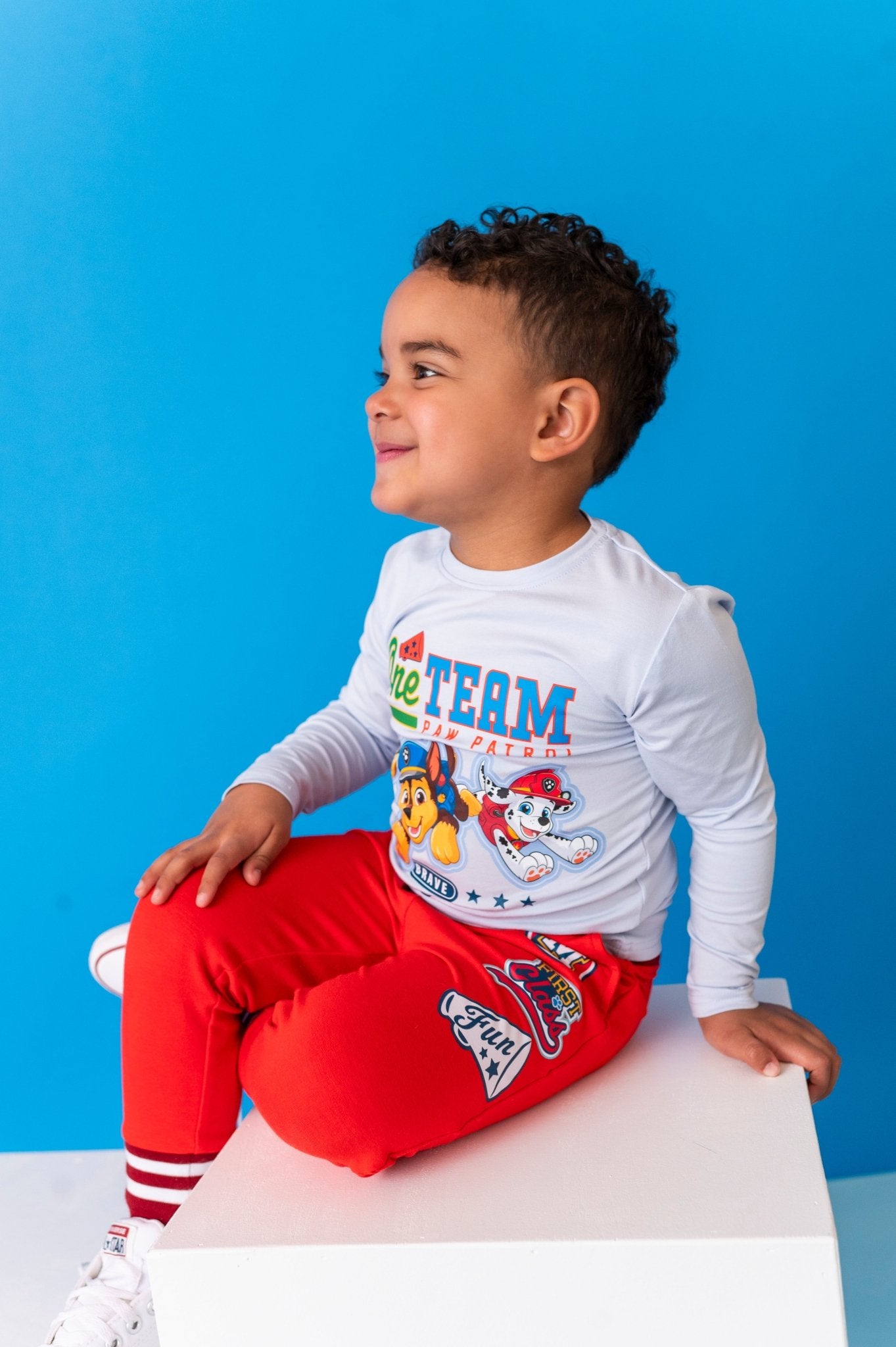 LONG SLEEVE GRAPHIC TEE - PAW PATROL™ ALL - STARS ONE TEAM - The Sleepy Sloth
